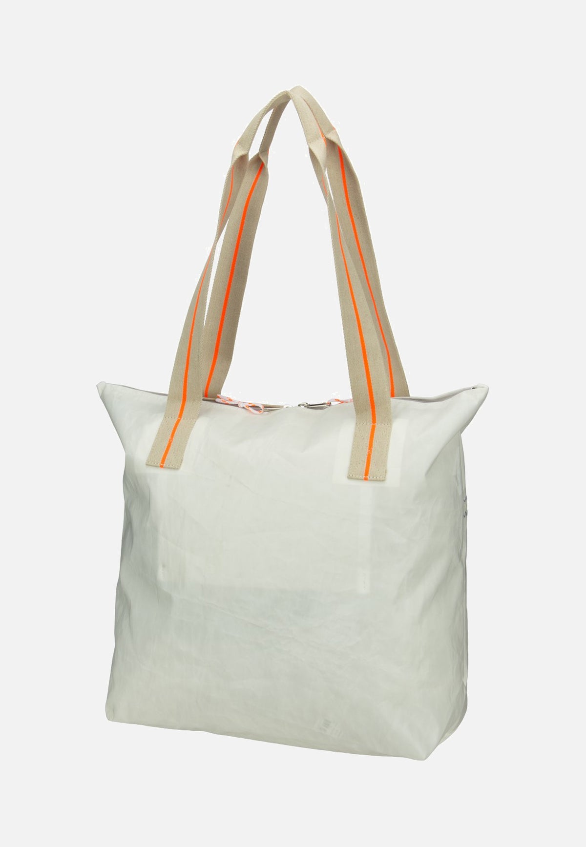 360Grad Welle Weiss/Sand/Zahl Orange Shopper