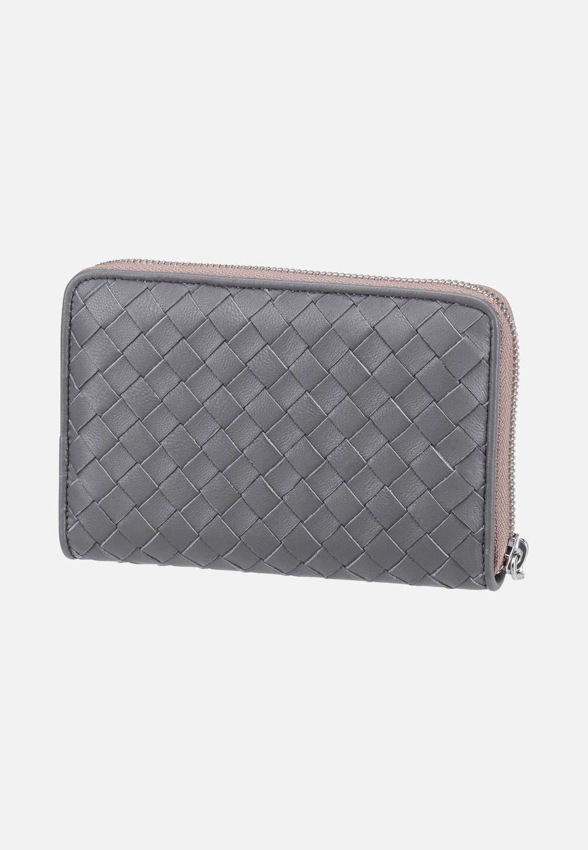 abro Piuma Weaving Wallet M Zinc Portemonnaie