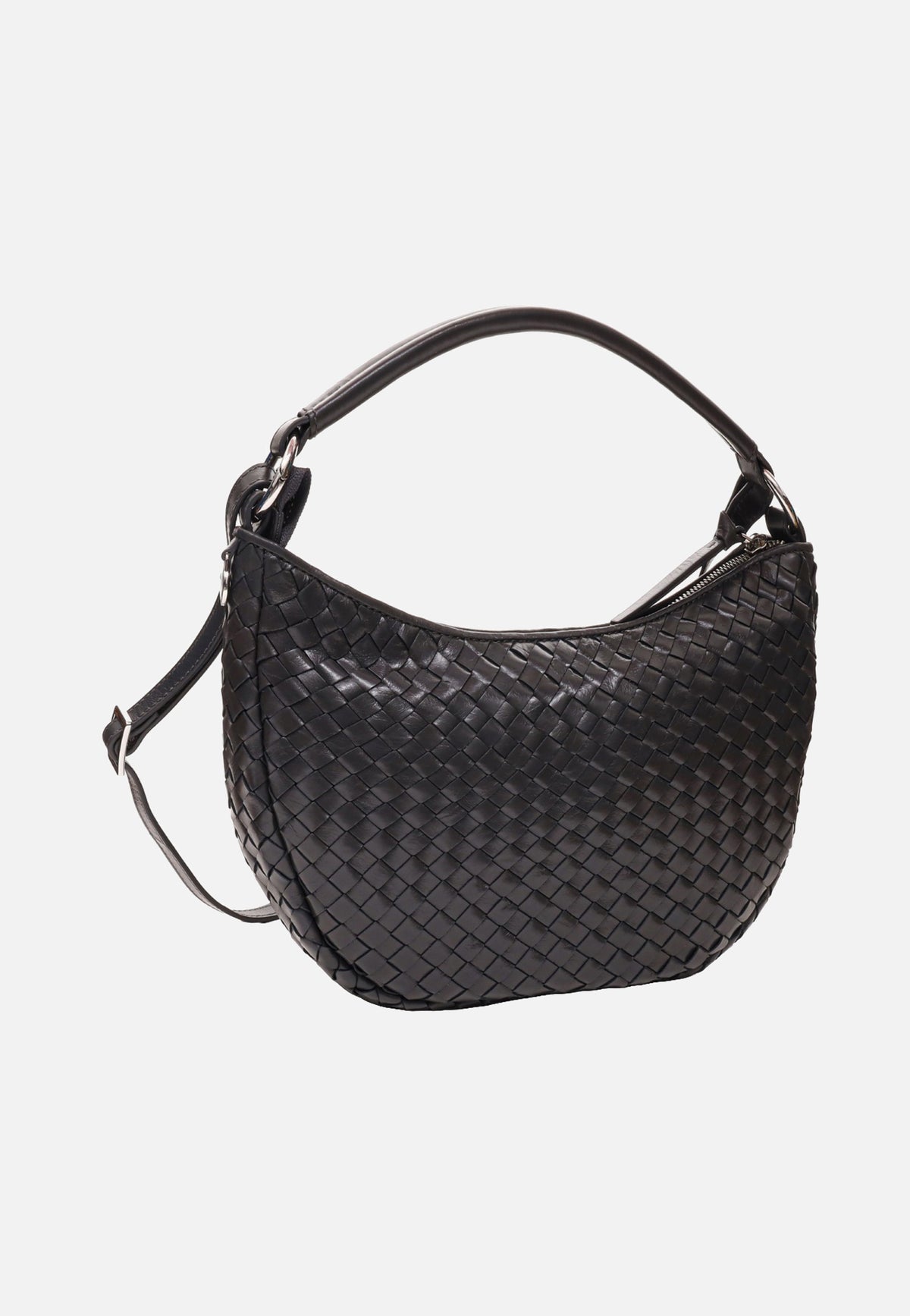Adax Salerno Marlin Charcoal Hobo Bag