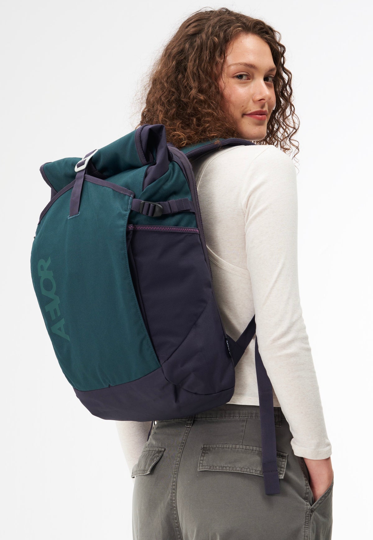 AEVOR Roll Pack 2.0 Vintage Teal Rolltop Rucksack