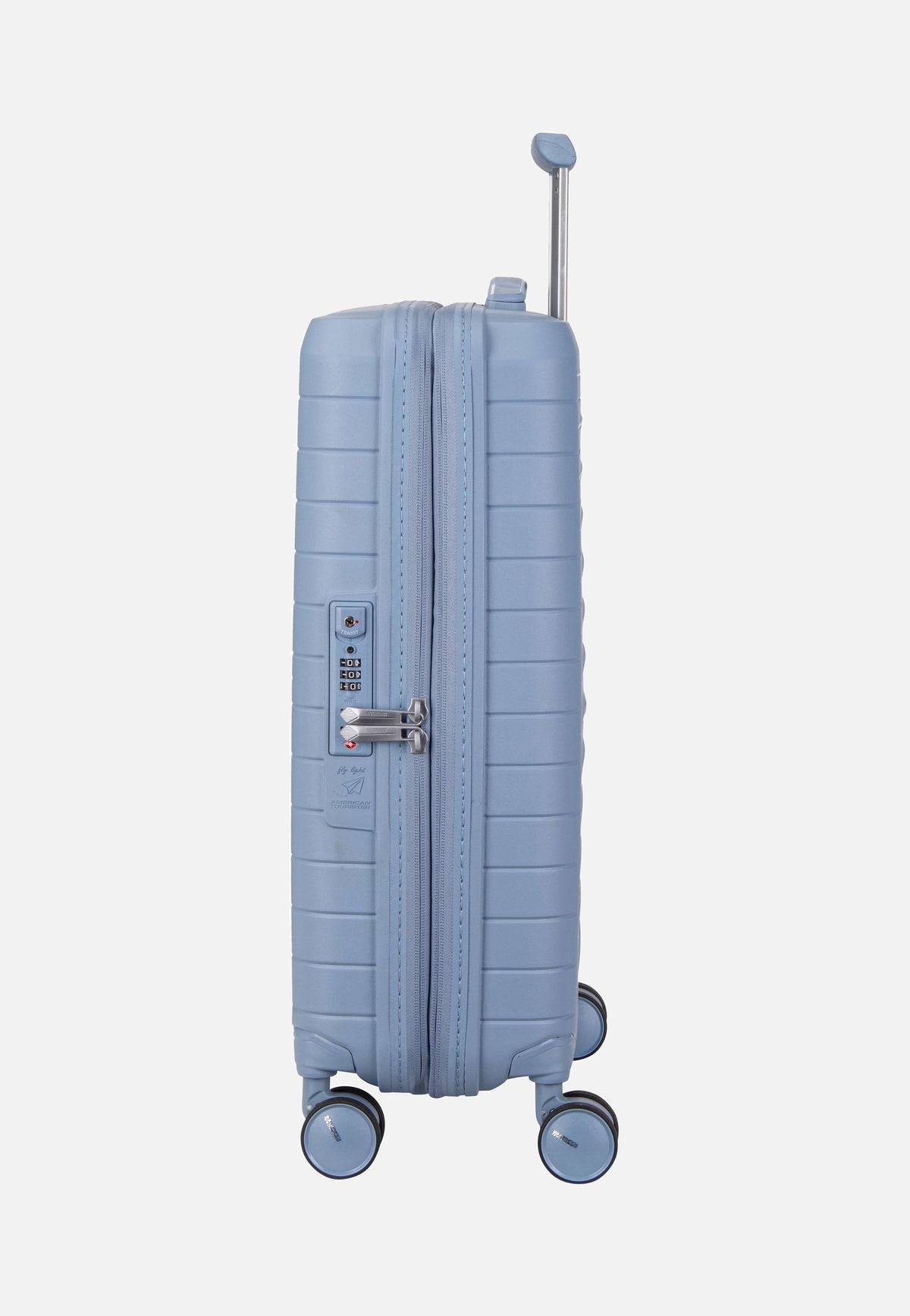 American Tourister Fastforward Spinner 55 Steel Blue Koffer