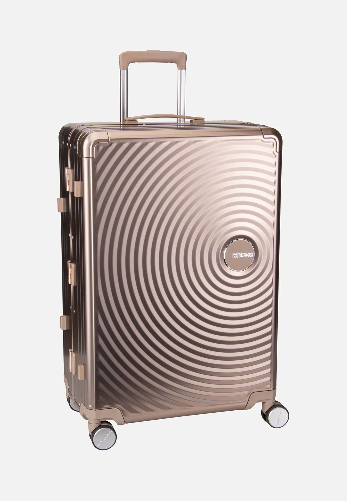 American Tourister Soundbox Alu Spinner 75 Bronze Koffer