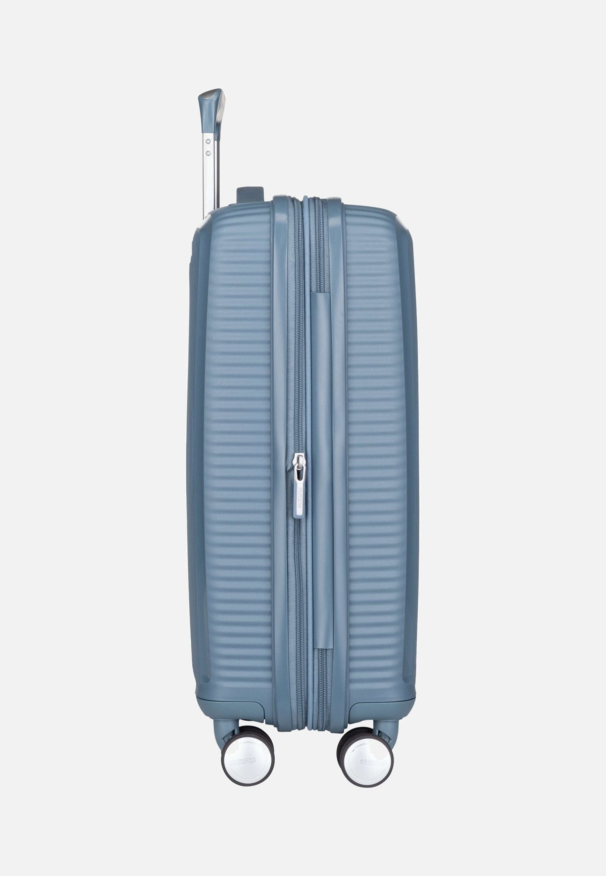 American Tourister SoundBox Spinner 55 EXP Stone Blue Koffer