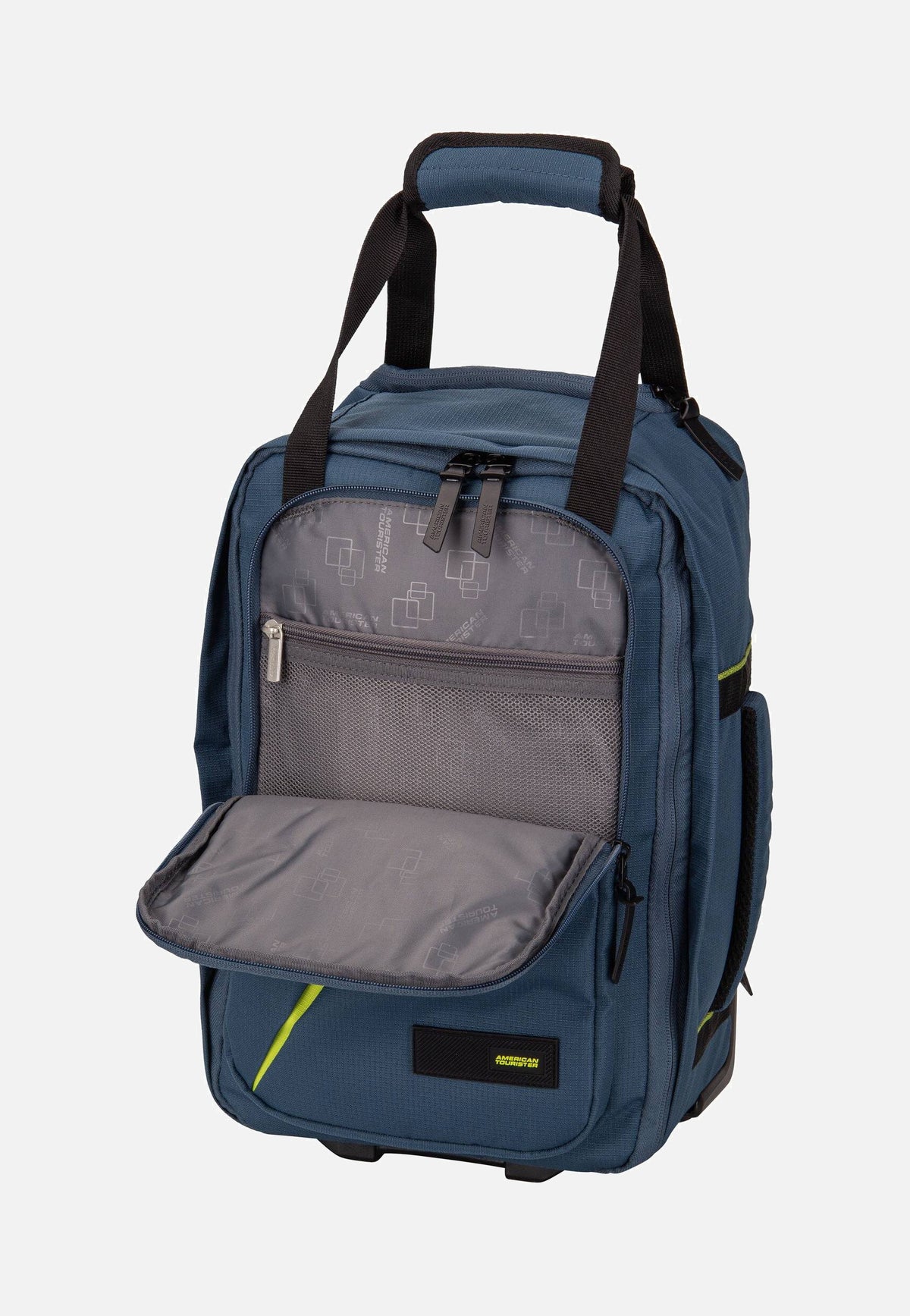 American Tourister Take2Cabin Backpack/WH S Harbor Blue Rucksack-Trolley