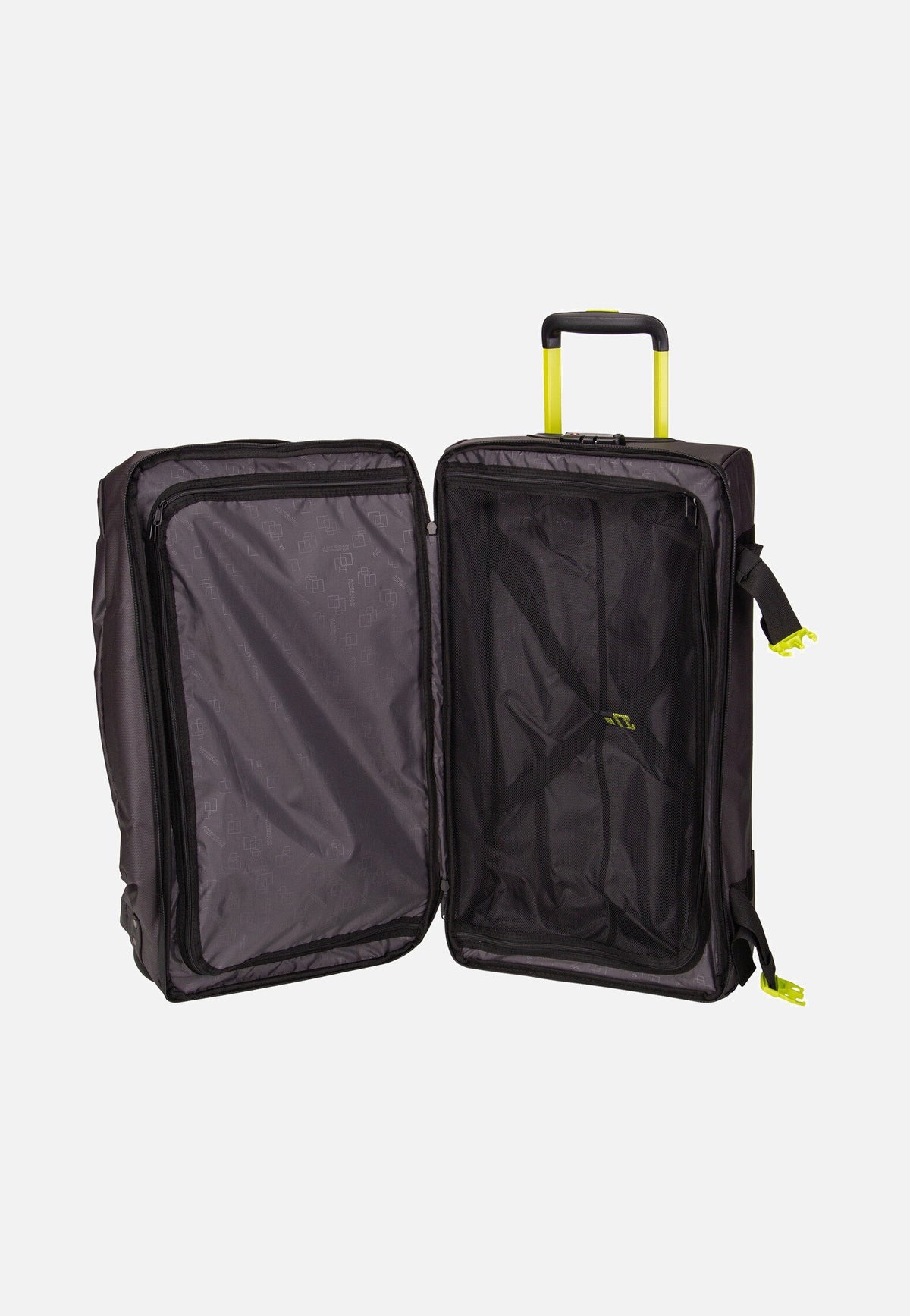 American Tourister Urban Track Duffle M Black/Lime Reisetasche mit Rollen