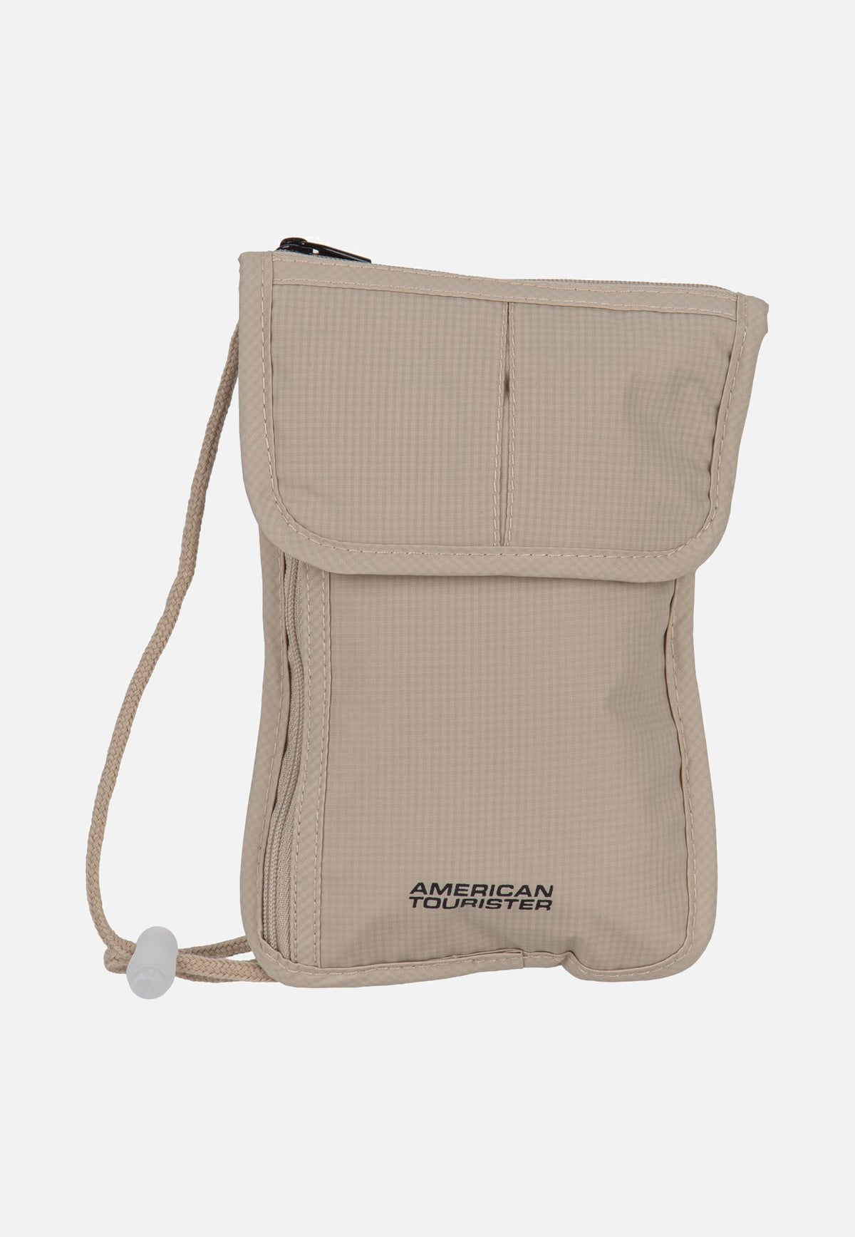American Tourister RFID Security Neck Pouch Sand Accessories