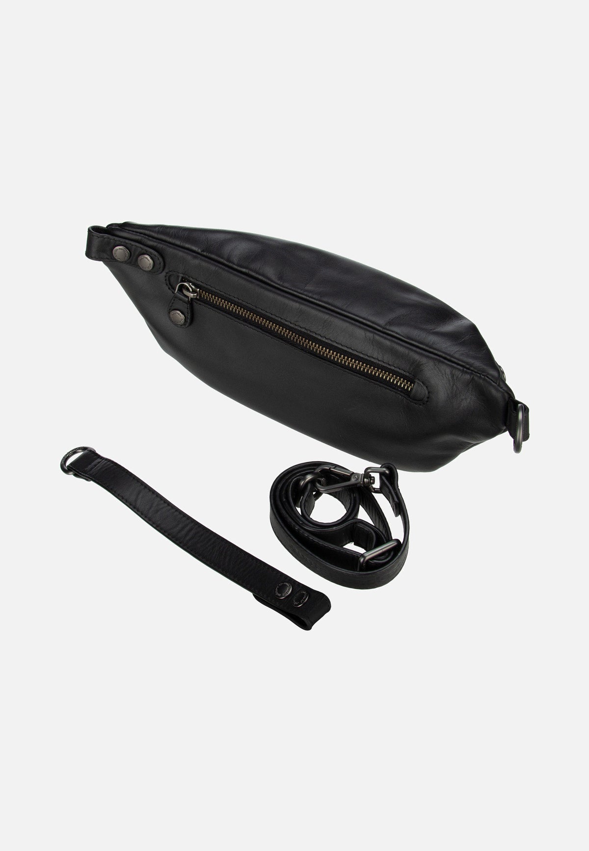 aunts & uncles Bilberry Jet Black Bauchtasche