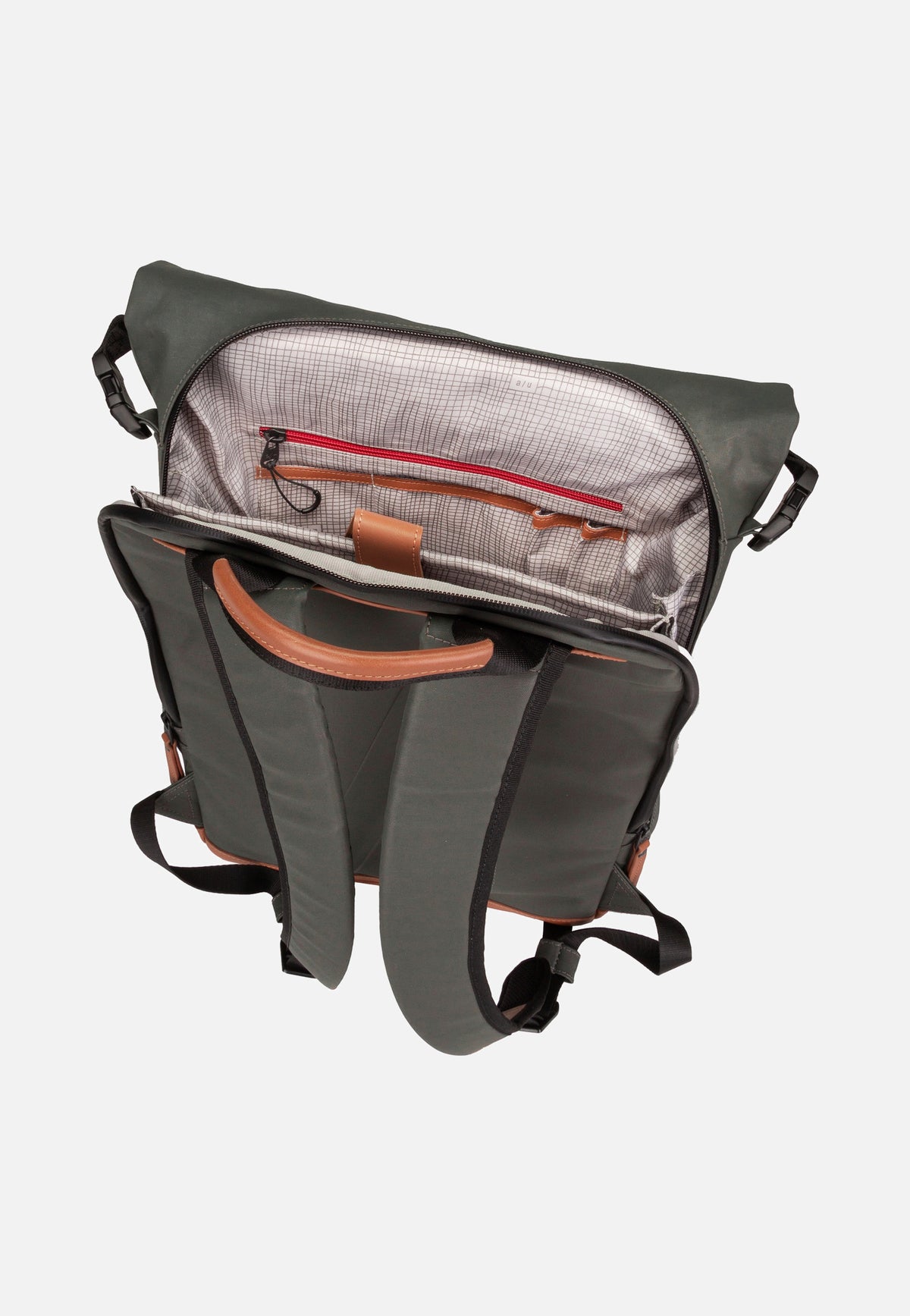 aunts & uncles Fukui Gravity Grey Rolltop Rucksack