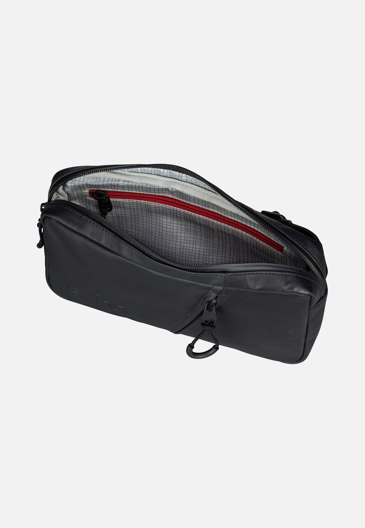 aunts & uncles Mito Nishi Anthracite Black Bauchtasche