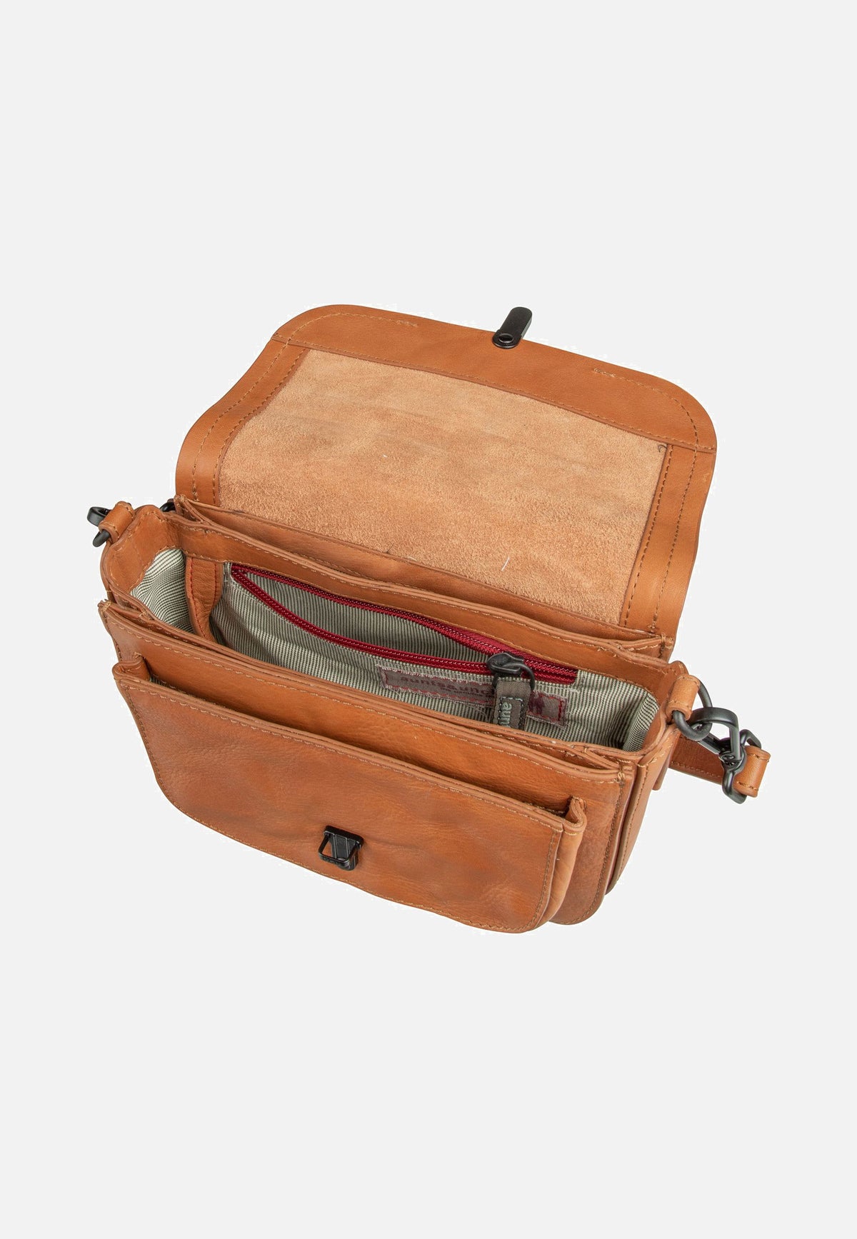 aunts & uncles Mrs. Waffle Caramel Saddle Bag