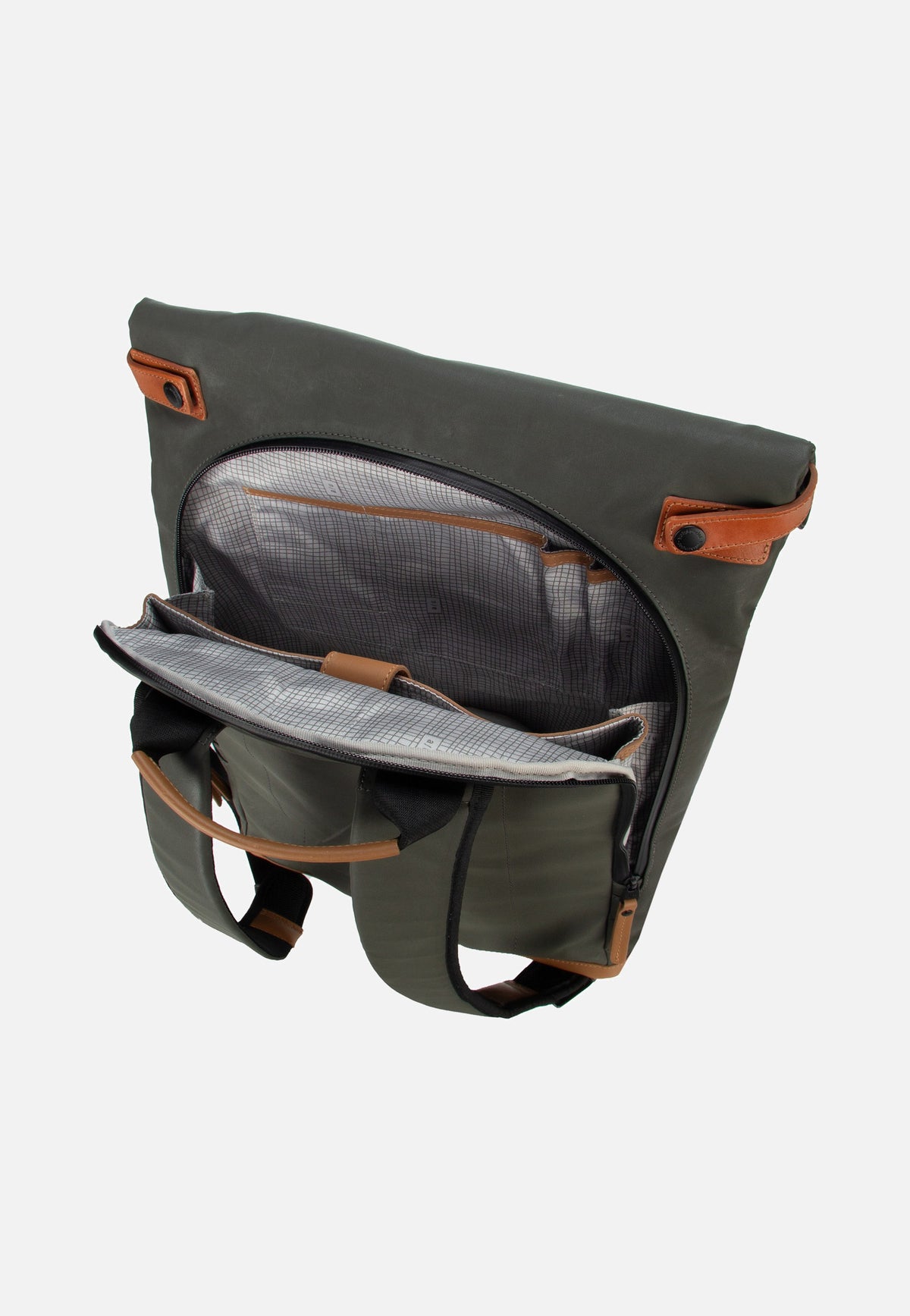 aunts & uncles Osaka Gravity Grey Rolltop Rucksack