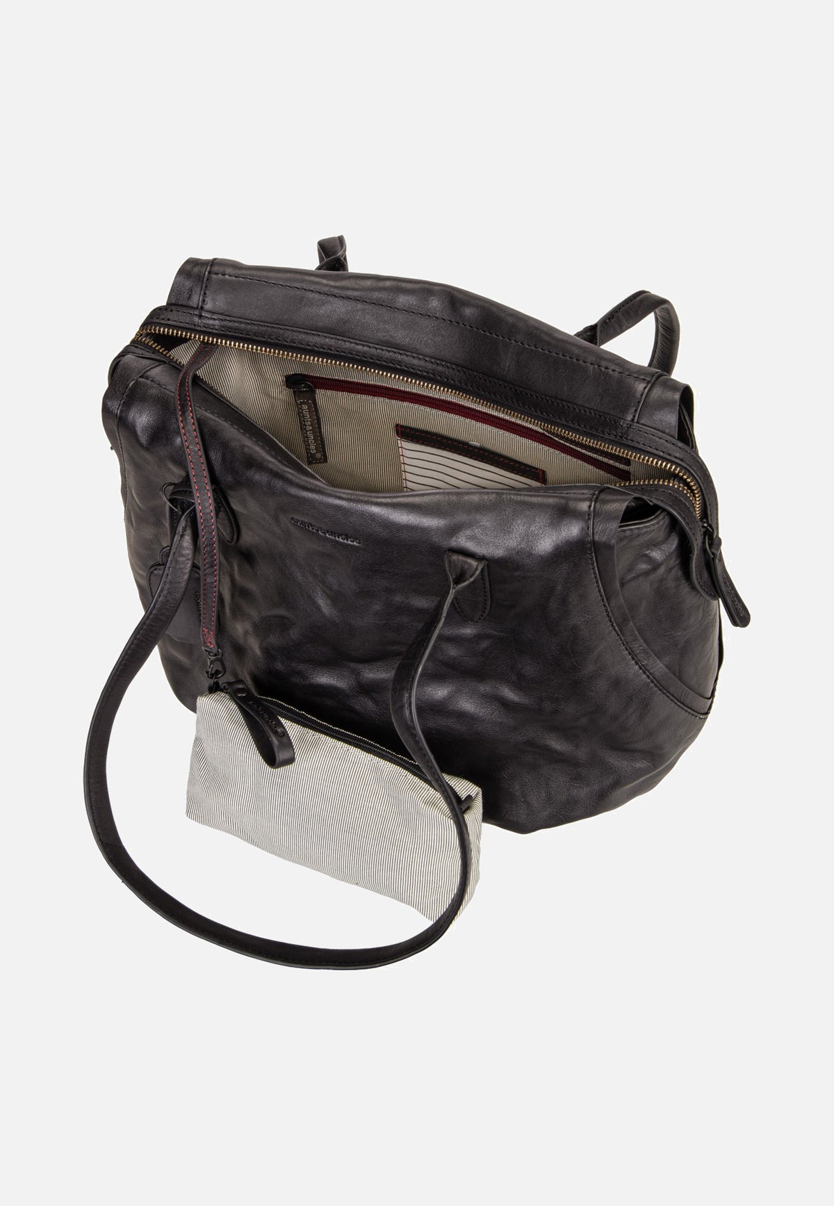 aunts & uncles Mrs. Florentine Black Smoke Schultertasche