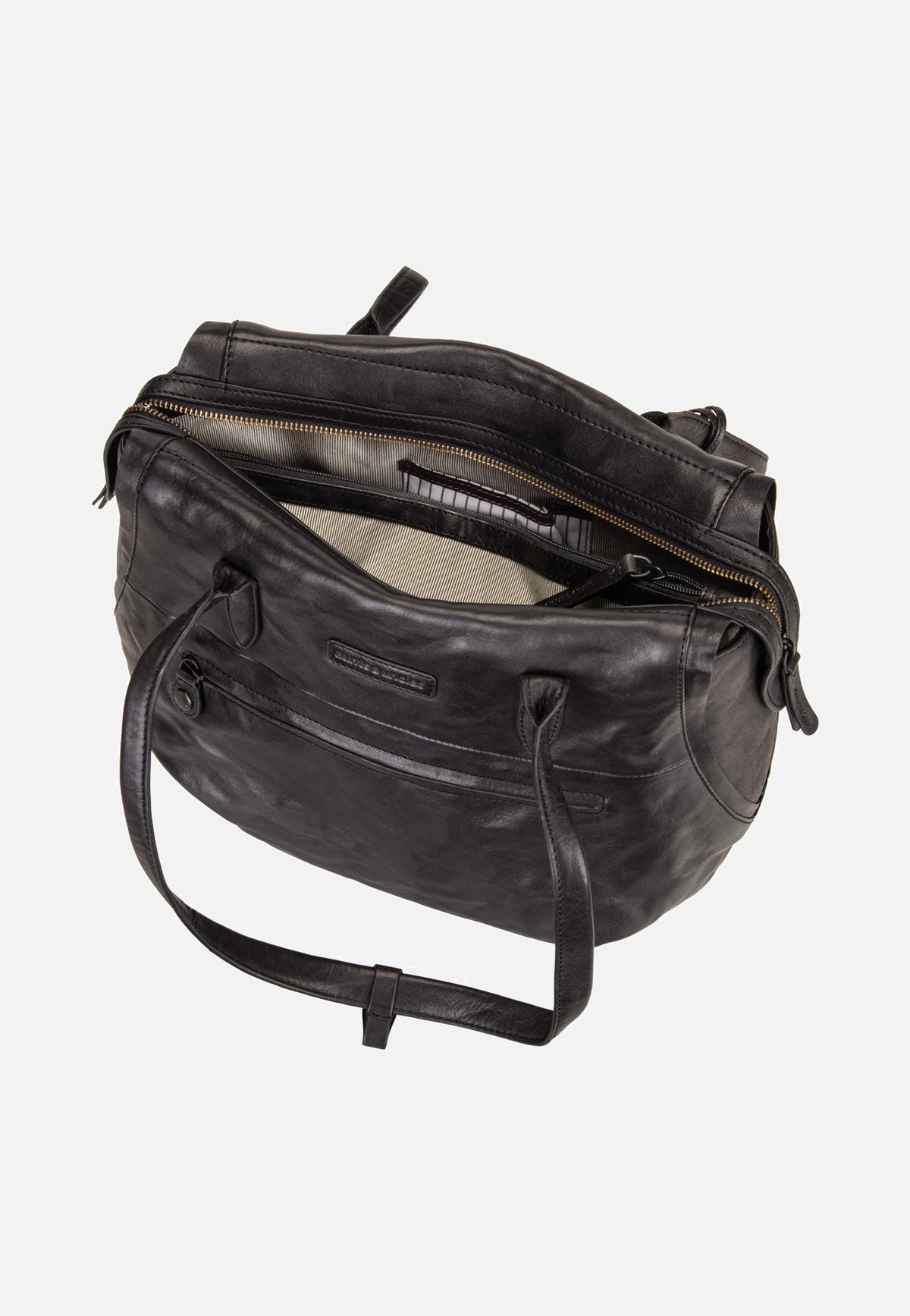 aunts & uncles Mrs. Florentine Black Smoke Schultertasche
