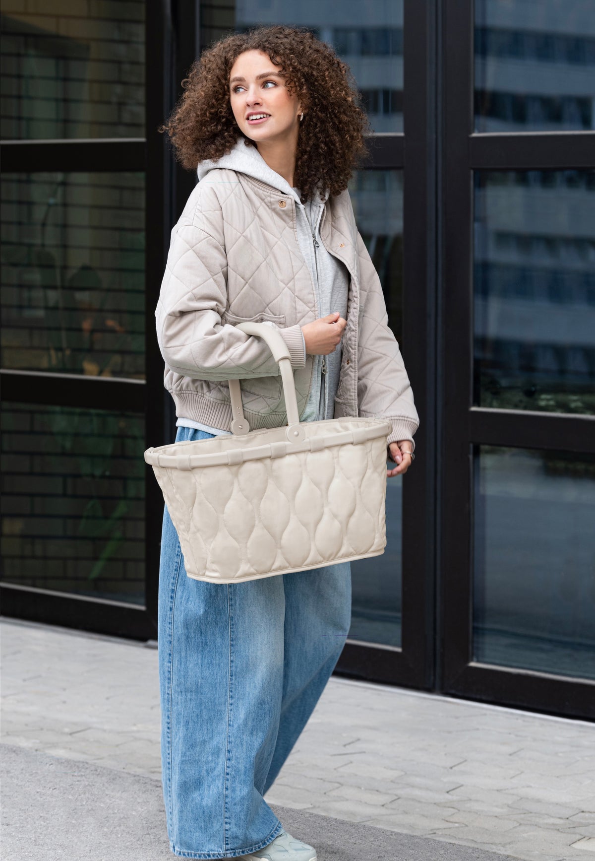 reisenthel Carrybag Puffer Stone Einkaufskorb