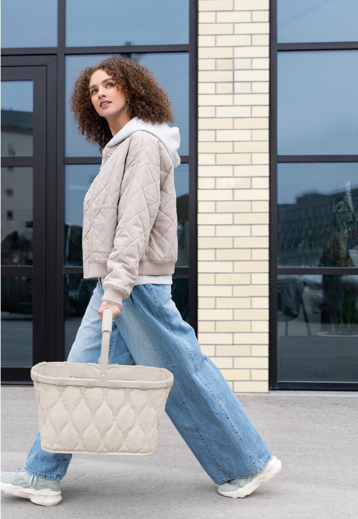reisenthel Carrybag Puffer Stone Einkaufskorb