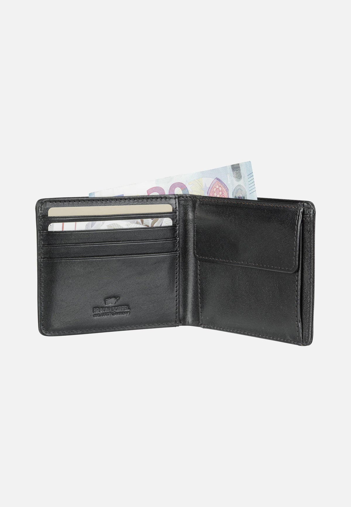 Braun Büffel Country RFID 35032 Schwarz Portemonnaie