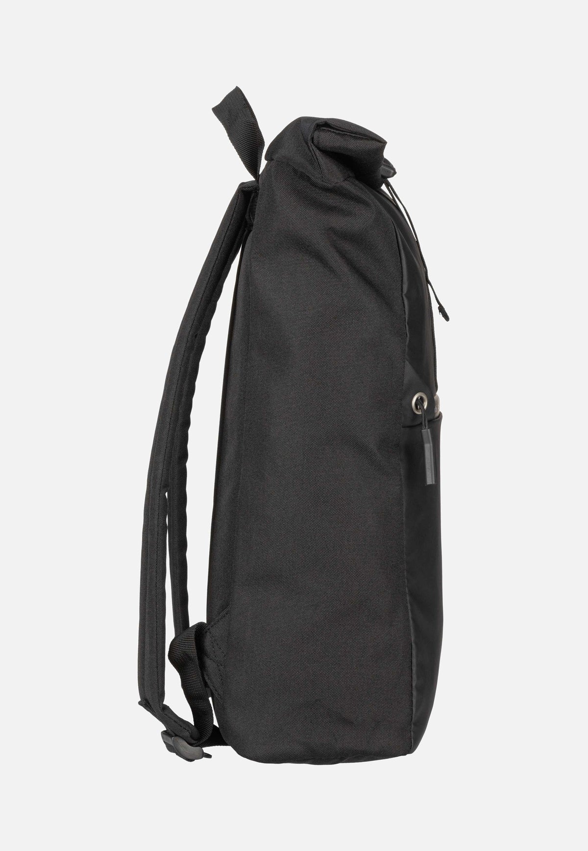 Bugatti Blanc DeLight Backpack with Rolltop Schwarz Rolltop Rucksack