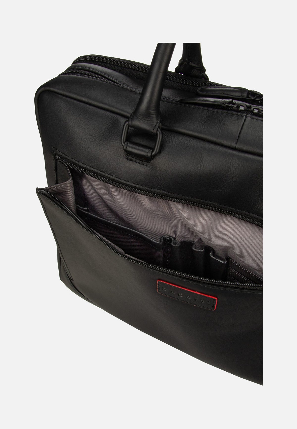 Bugatti Clark Schwarz Aktentasche