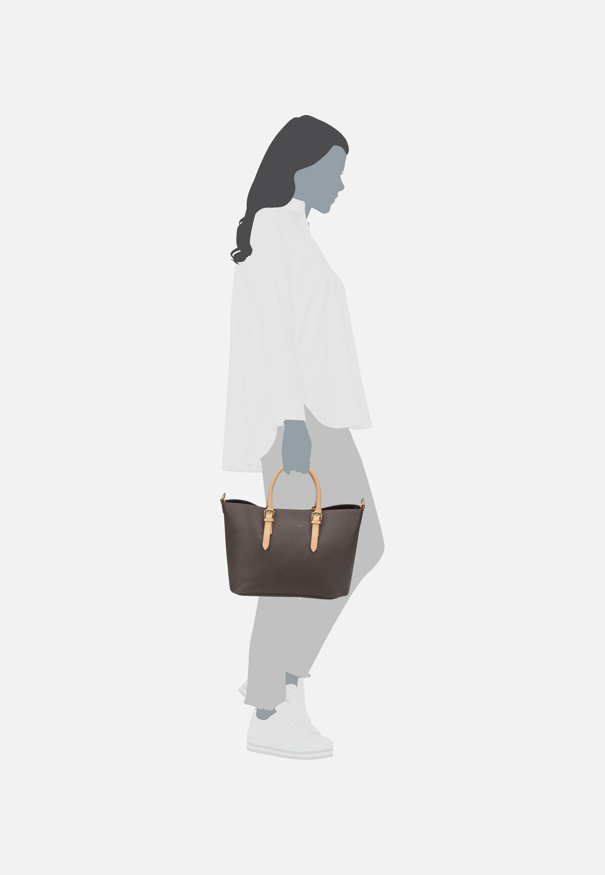 Bugatti Ella M Dunkelbraun Tote Bag