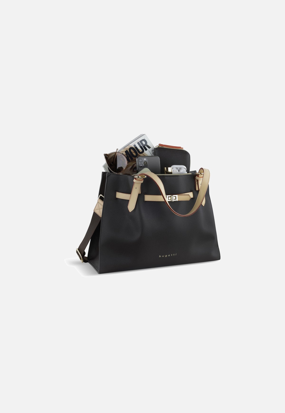 Bugatti Ella L Dunkelbraun Tote Bag