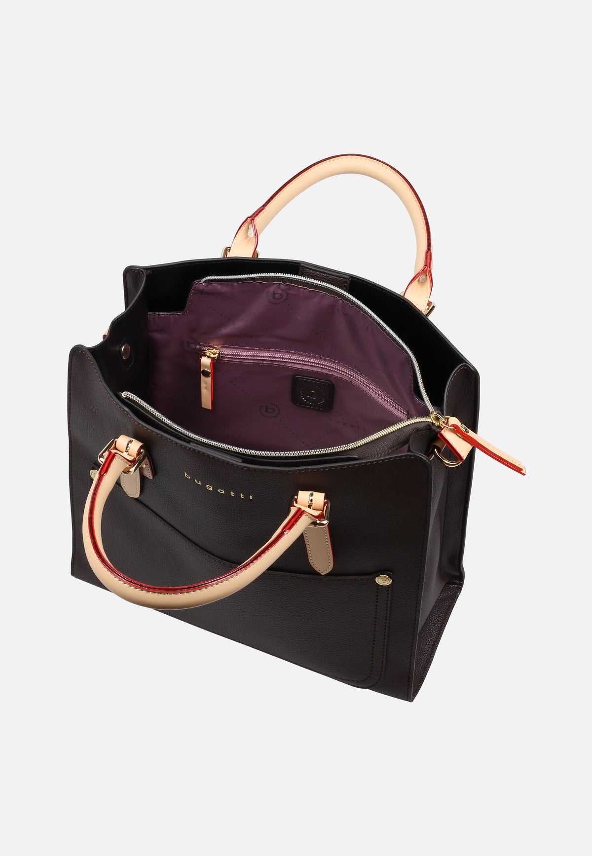 Bugatti Ella Top Handle Large Dunkelbraun Tote Bag