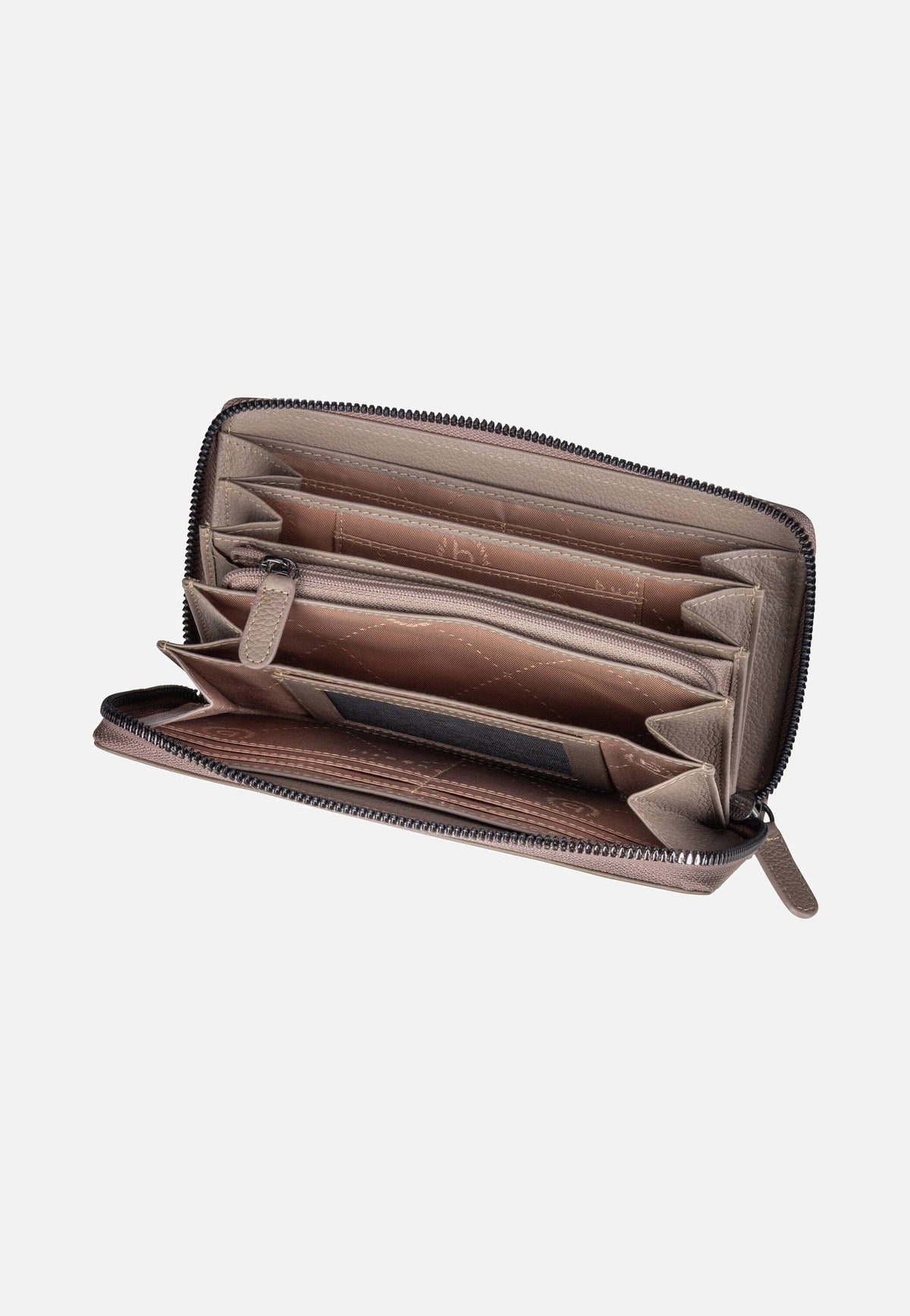 Bugatti Mira Long Zip 1012 Taupe Portemonnaie
