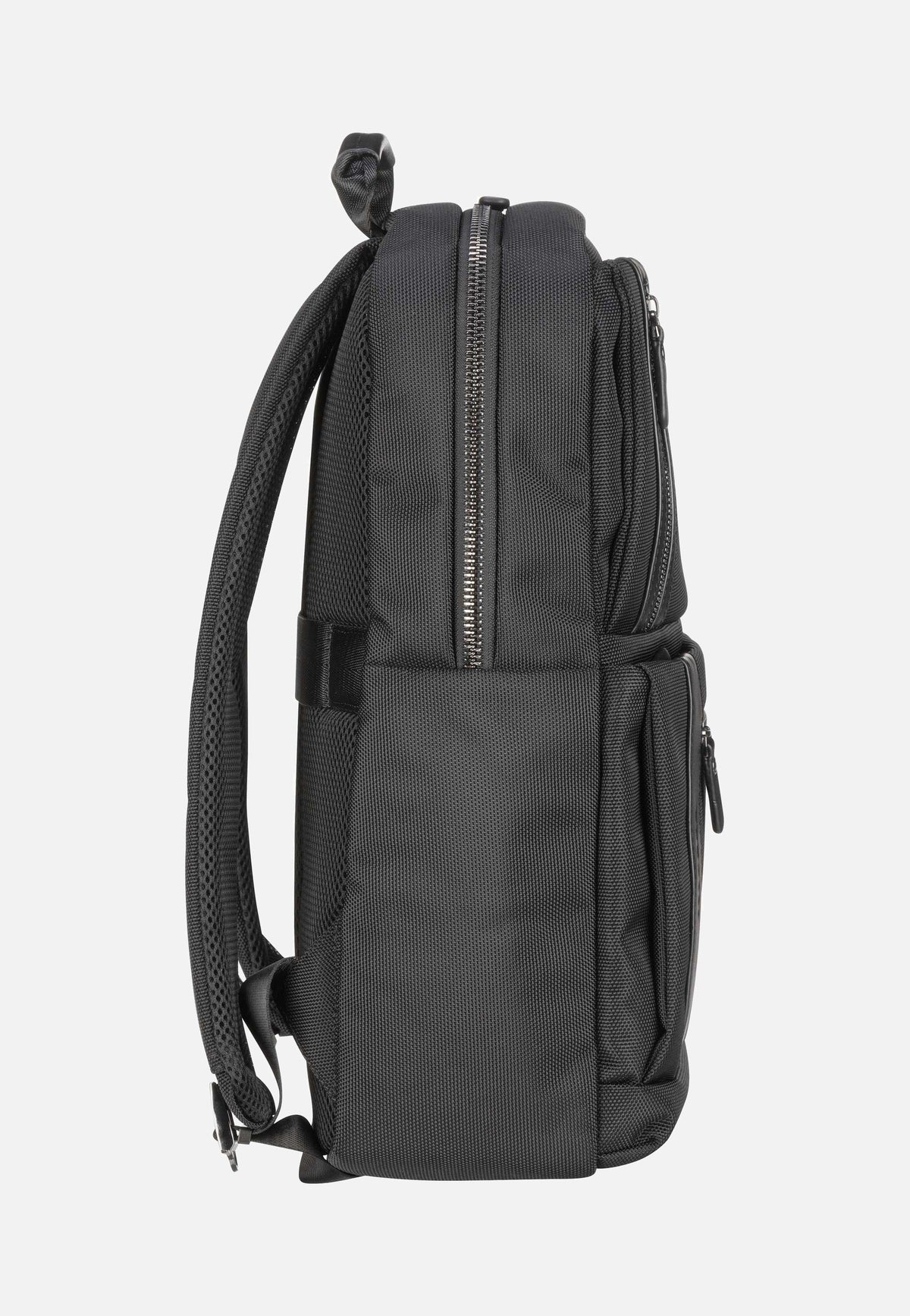 Bugatti Nero Medium Schwarz Rucksack