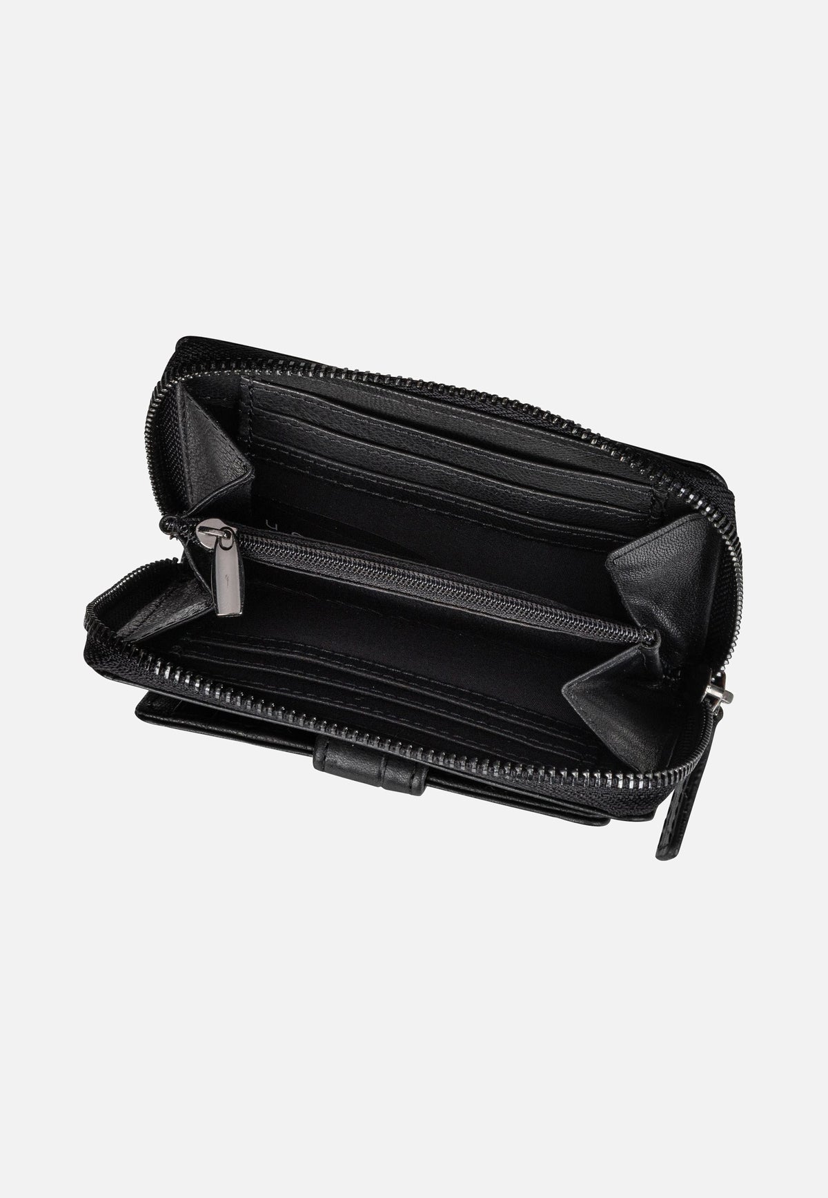 Bugatti Nevio Zip 5911 Schwarz Portemonnaie