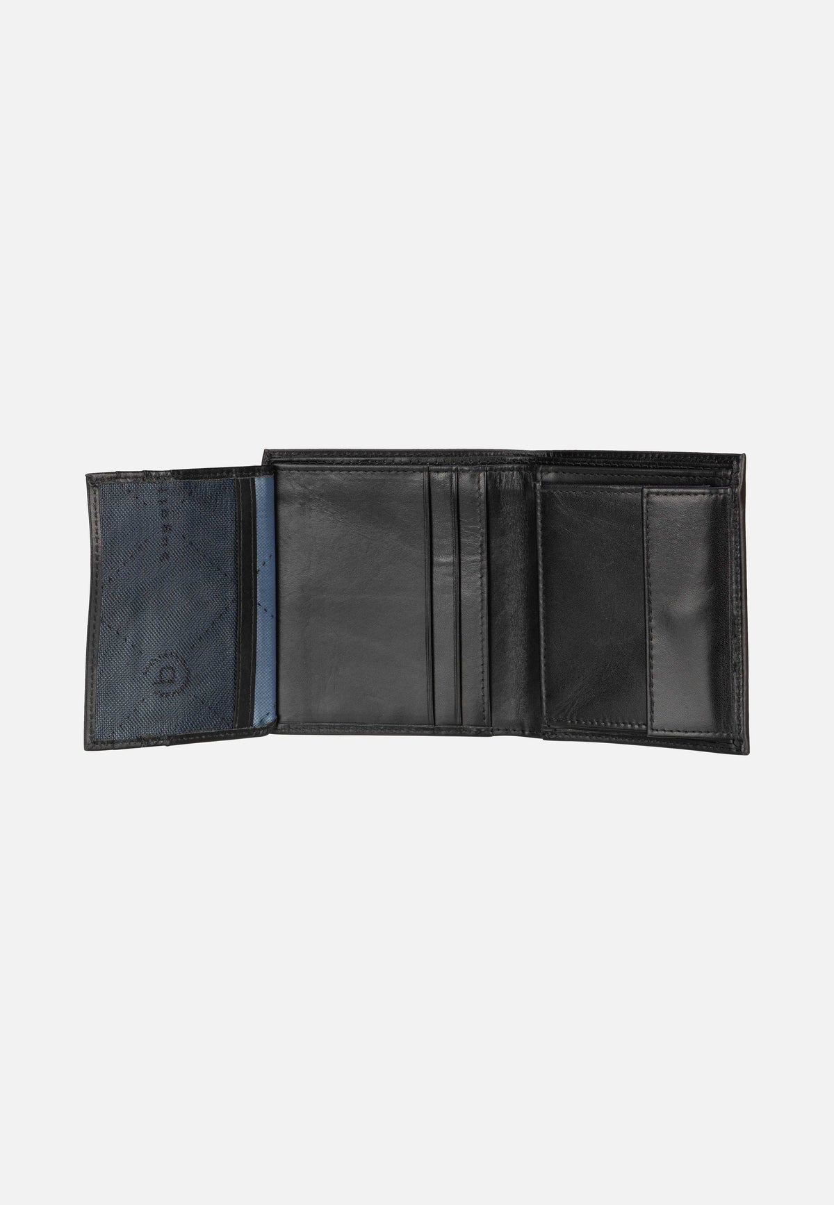 Bugatti Nobile Vertical Small with Flap Schwarz Portemonnaie