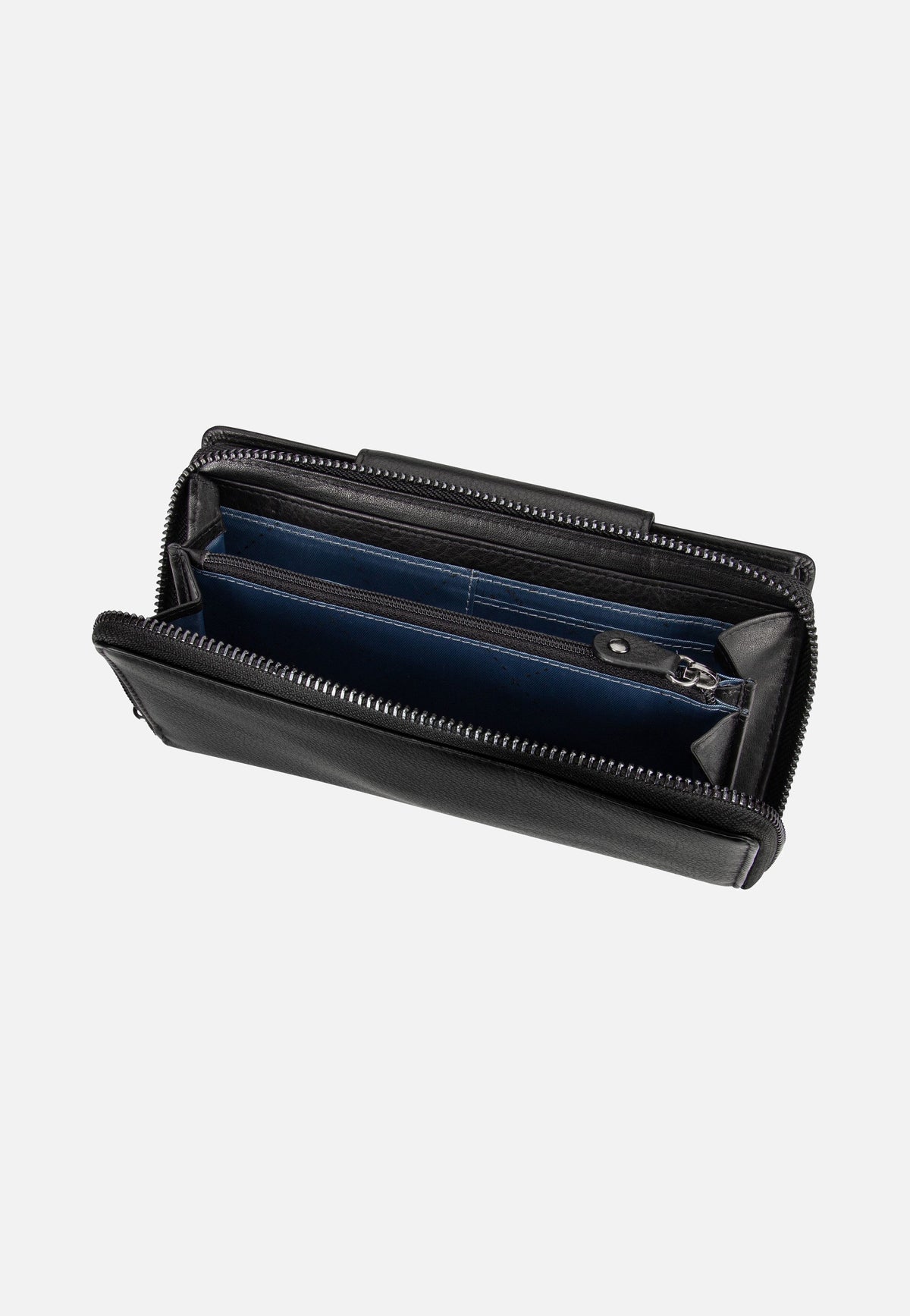Bugatti Nome Long Ladies Zip Schwarz Portemonnaie