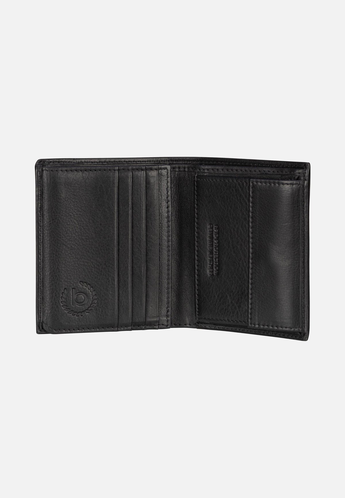 Bugatti Nome Vertical Small Schwarz Portemonnaie