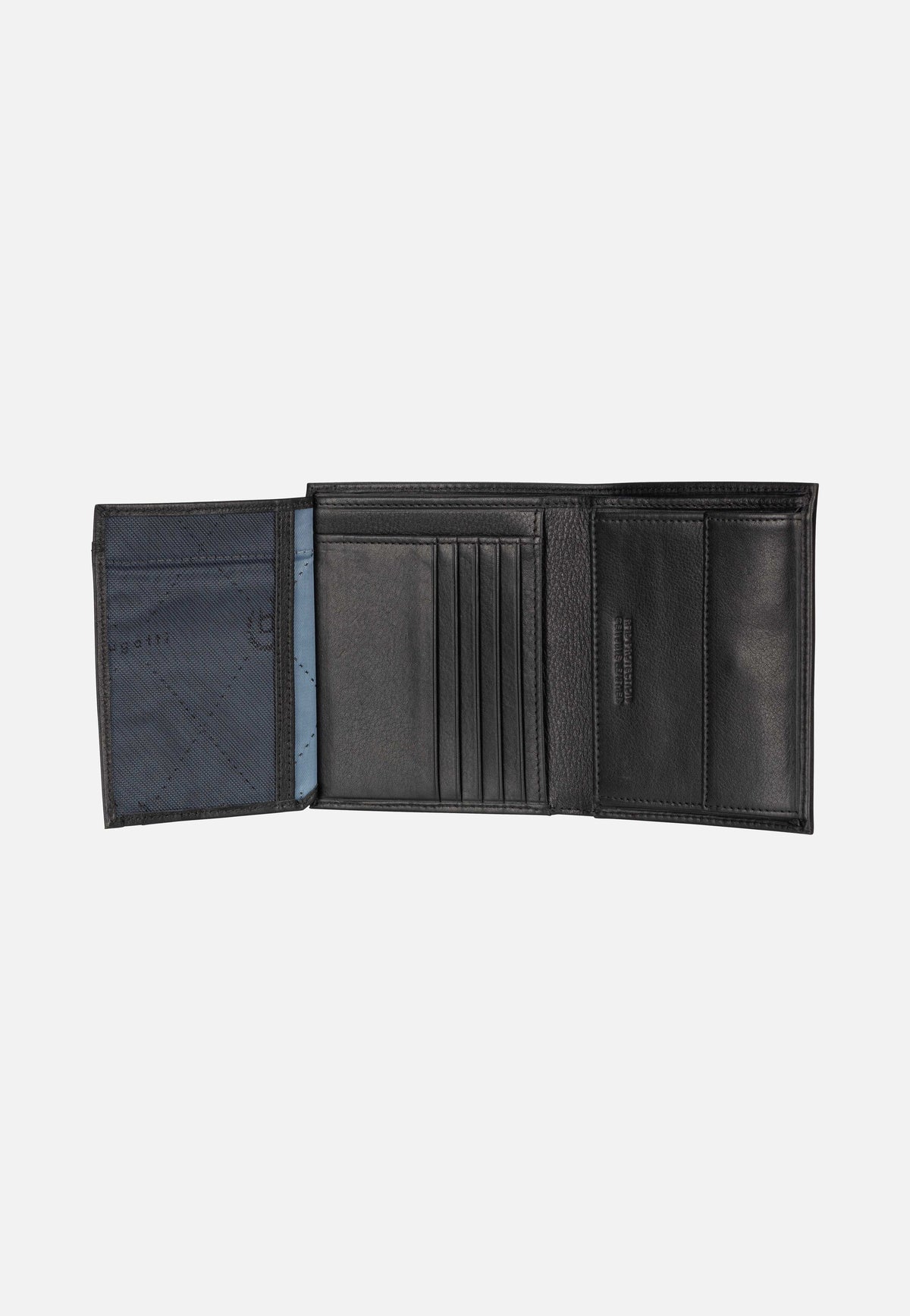 Bugatti Nome Vertical with Flap I Schwarz Portemonnaie