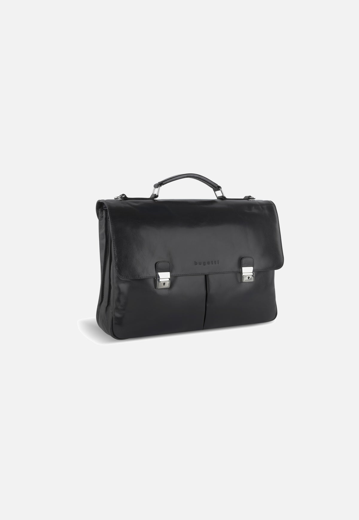 Bugatti Romano Large Schwarz Aktentasche