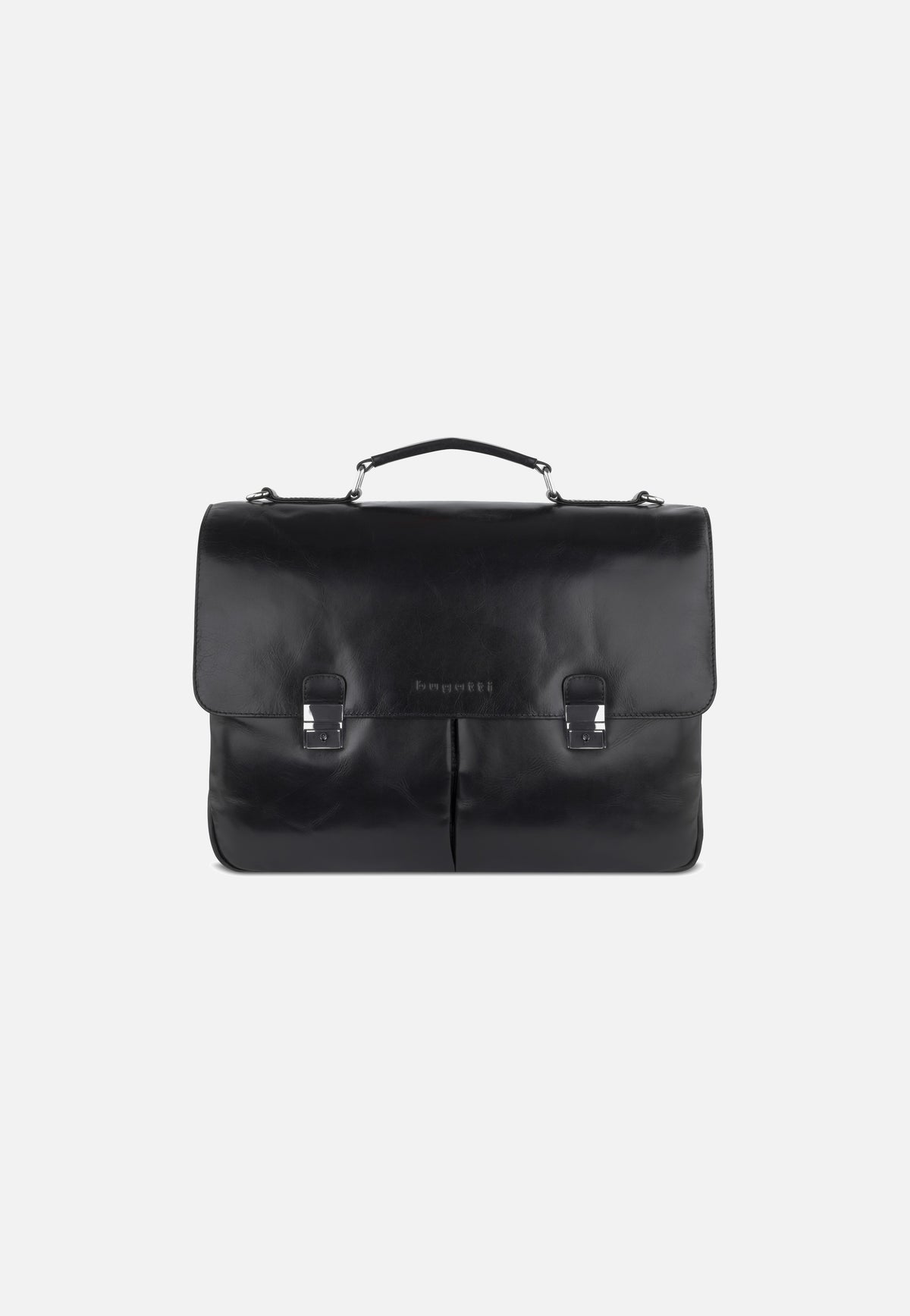 Bugatti Romano Large Schwarz Aktentasche