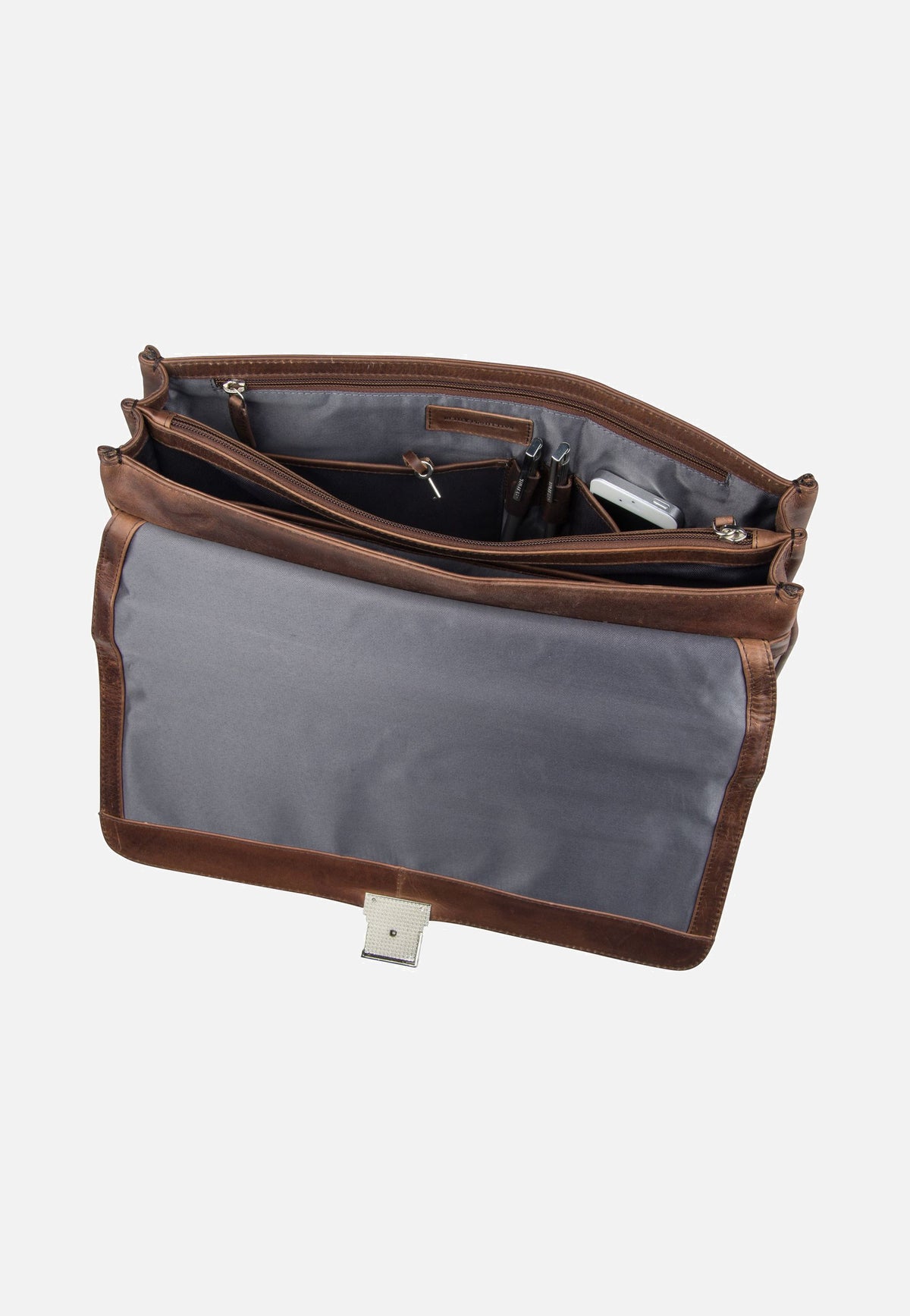 Bugatti Romano Medium Braun Aktentasche
