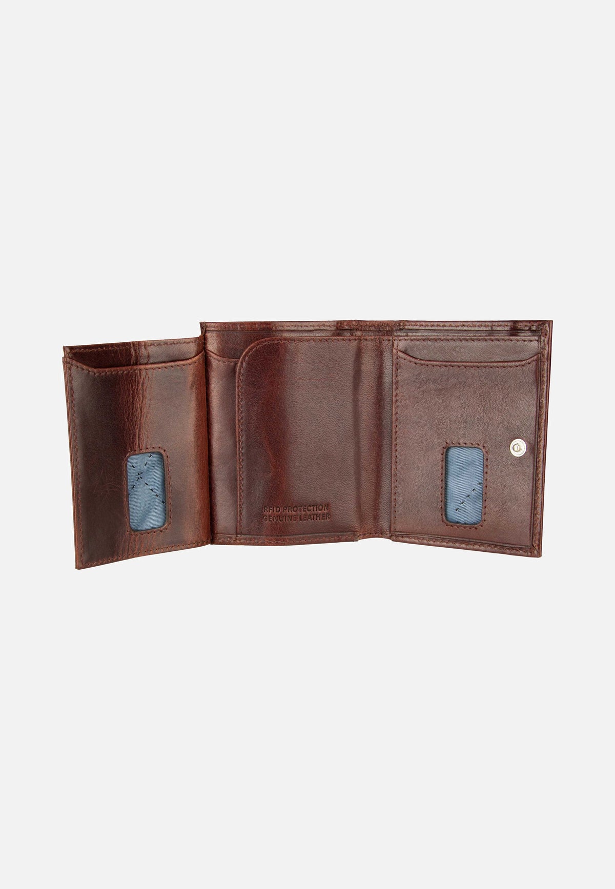 Bugatti Secure Slim Mini Zip Special 1485R Braun Portemonnaie