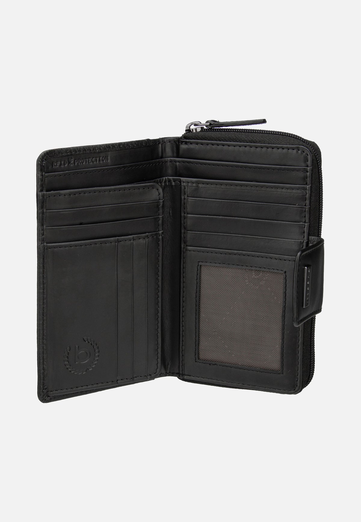 Bugatti Sina Ladies Zip I Schwarz Portemonnaie