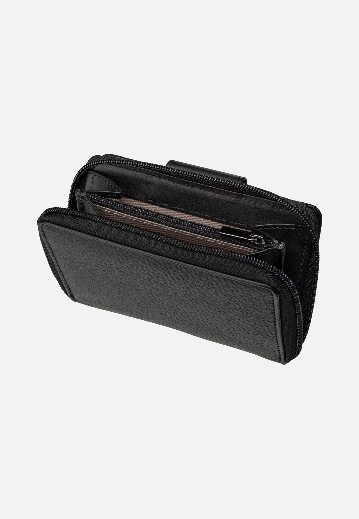 Bugatti Sina Ladies Zip II Schwarz Portemonnaie