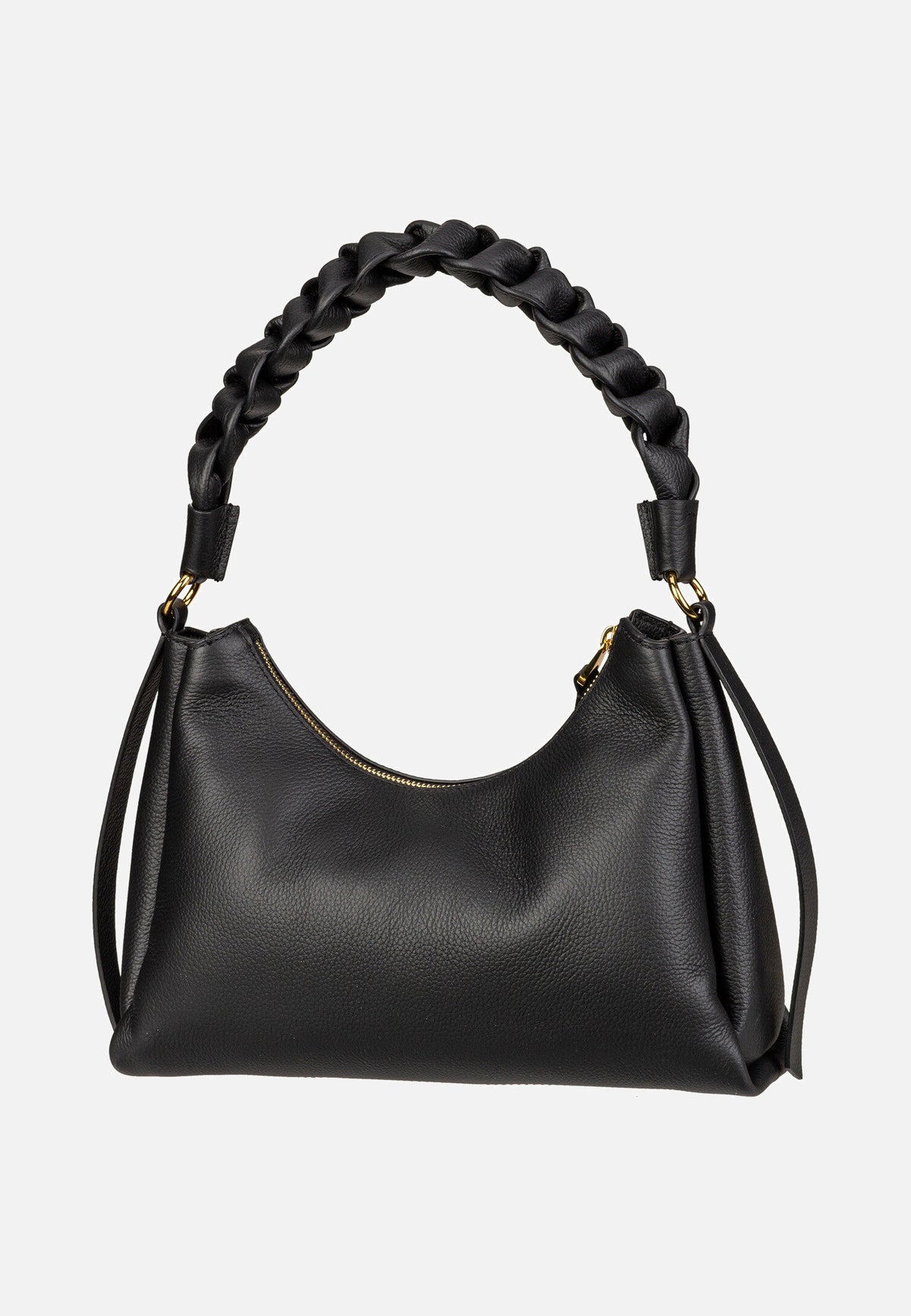 Coccinelle Boheme Grana Double 1303 Noir/Cognac Schultertasche