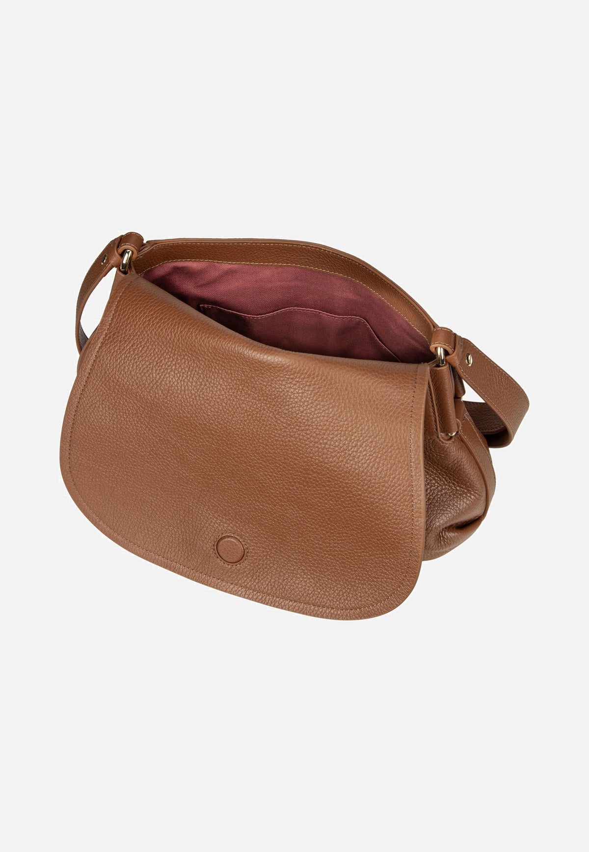 Coccinelle Rebekka 1501 Cognac Saddle Bag