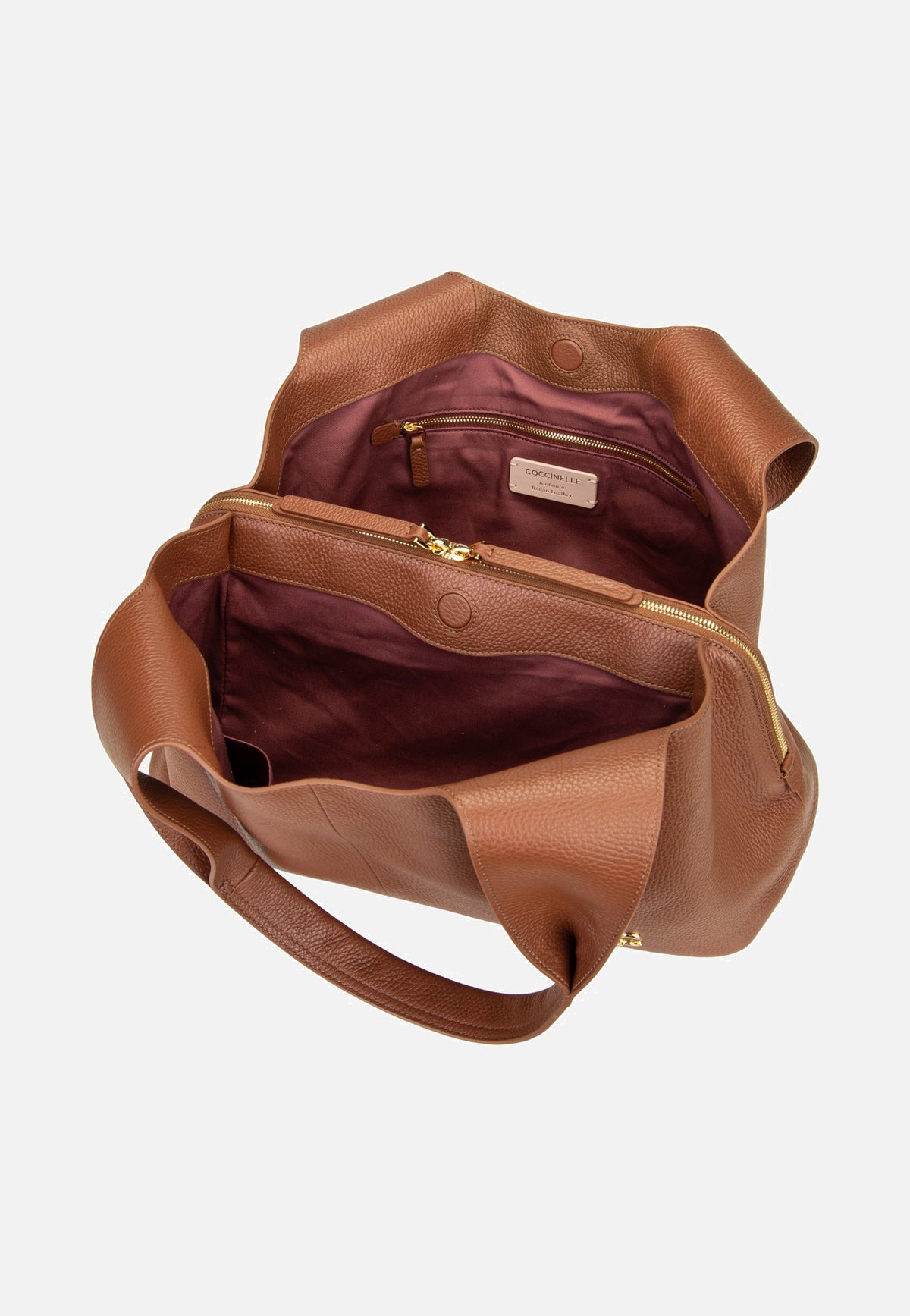 Coccinelle Nell 1101 Cognac Shopper