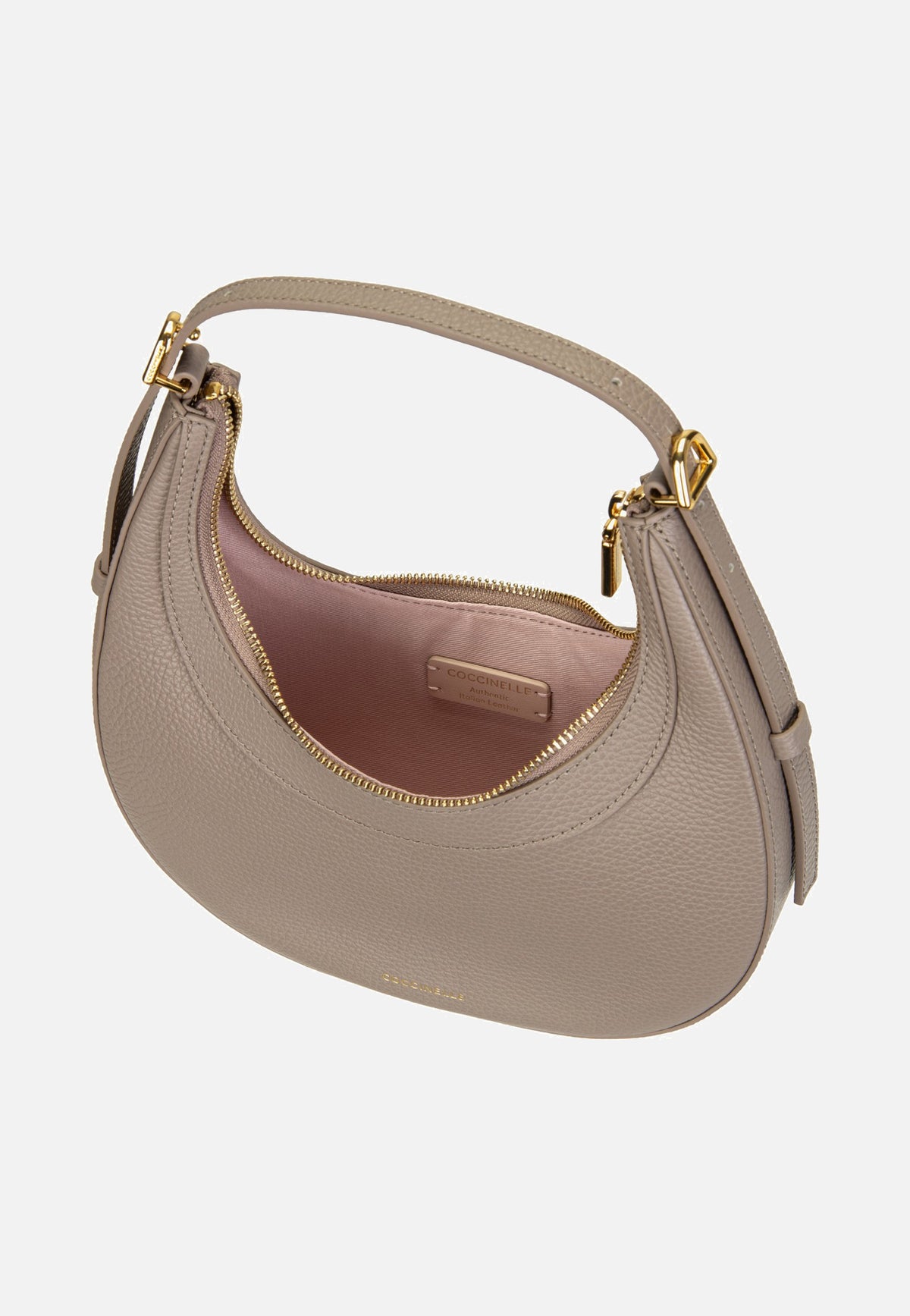 Coccinelle Whisper 5301 Warm Taupe Hobo Bag