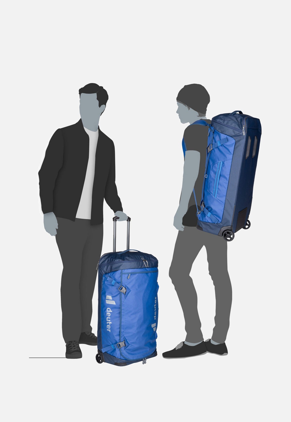 Deuter Duffel Pro Movo 90 Neptune/Nightblue Reisetasche mit Rollen