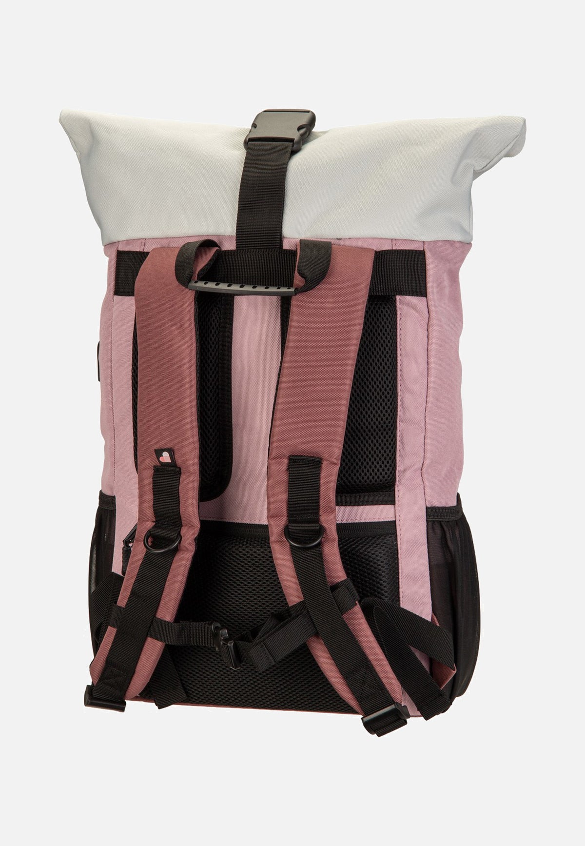 Ela Mo Rolltop Strawberry Cream Rolltop Rucksack
