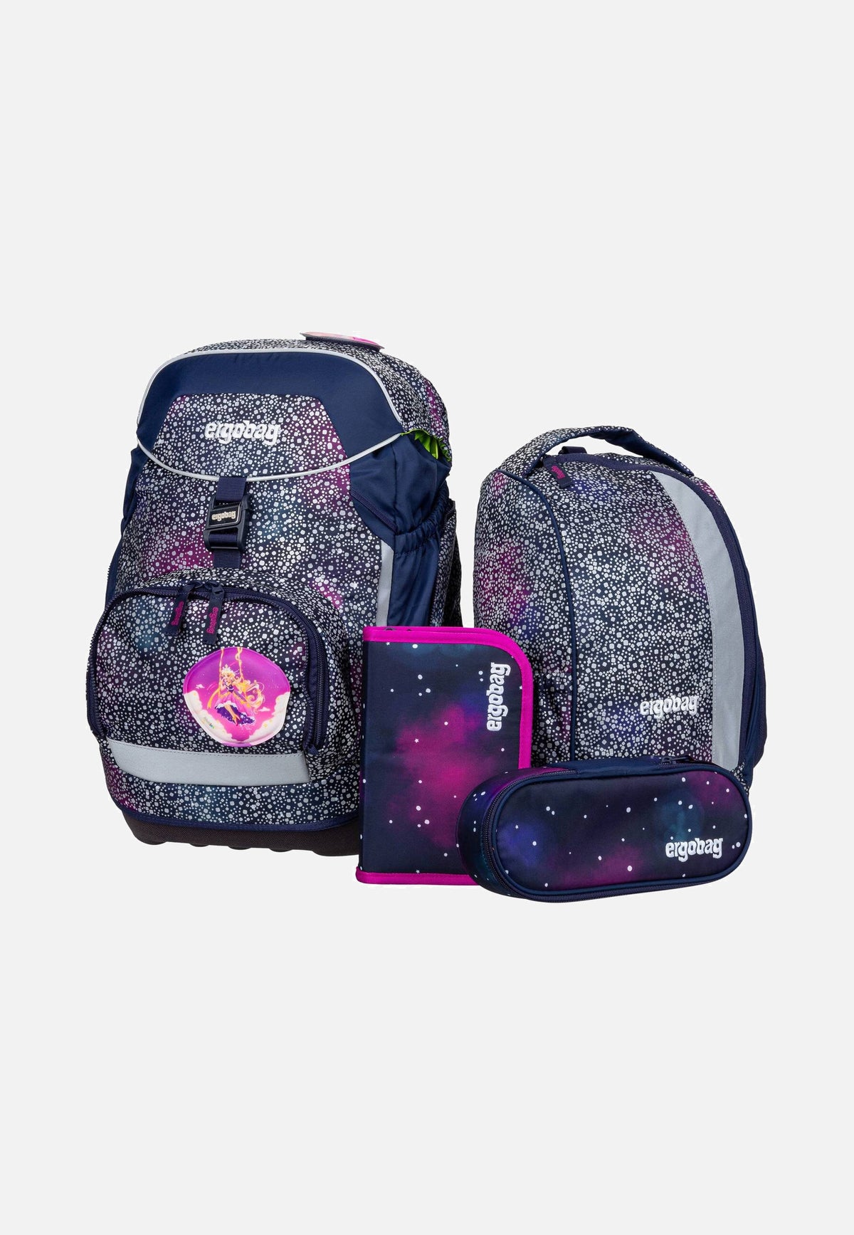 ergobag pack Set GLOW Bärlaxy School Bag