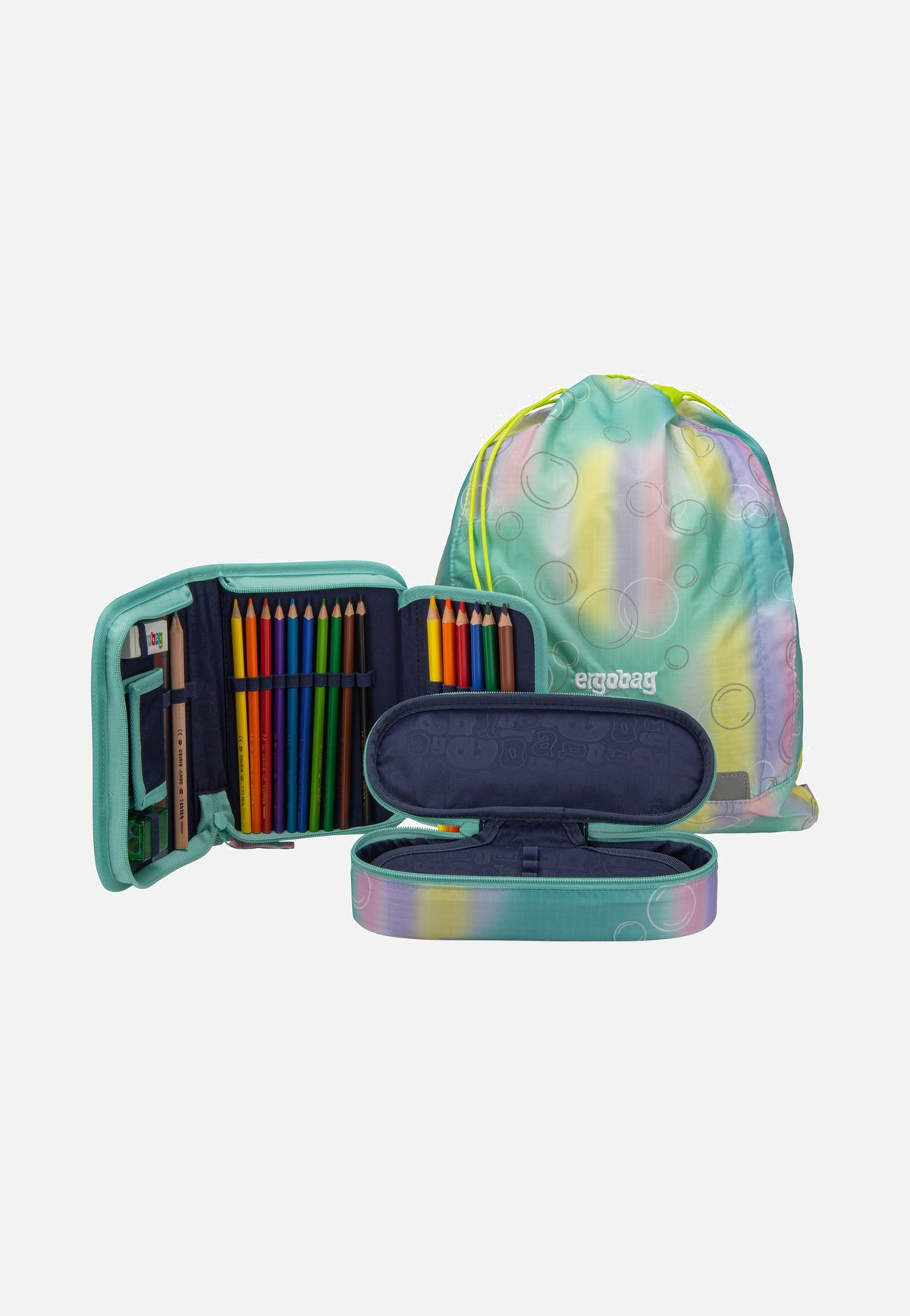 ergobag cubo light Set REFLEX ZauBärwelt Schulranzen