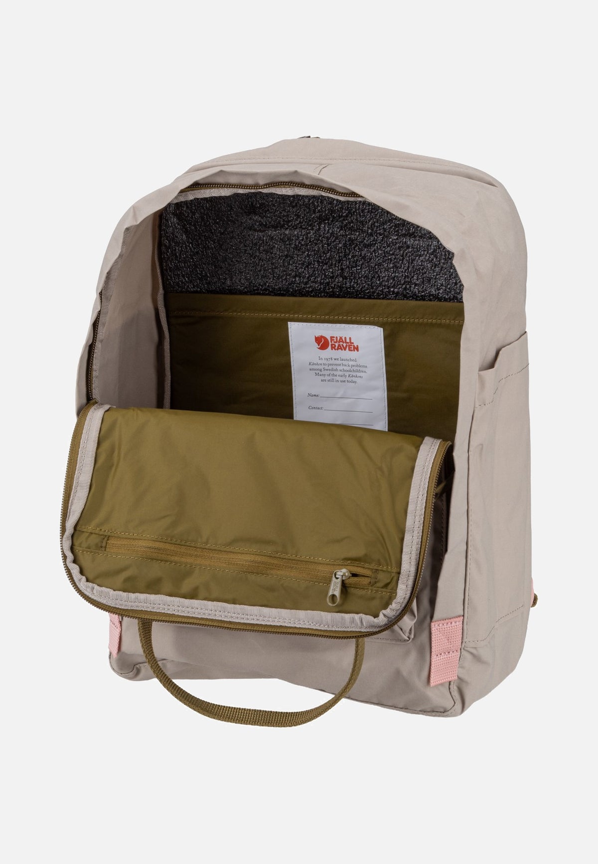 Fjällräven Kanken Koncept Laptop 15" Fossil/Foliage Green Rucksack
