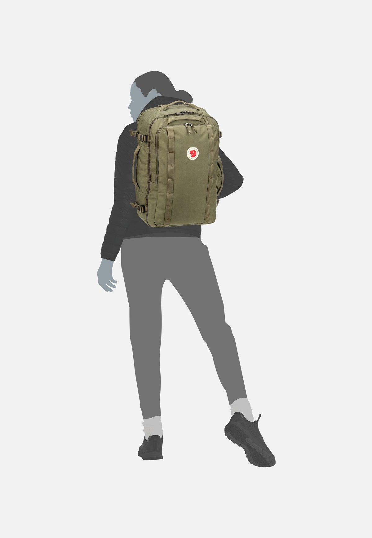 Fjällräven Färden Carry-On Pack Green Reiserucksack