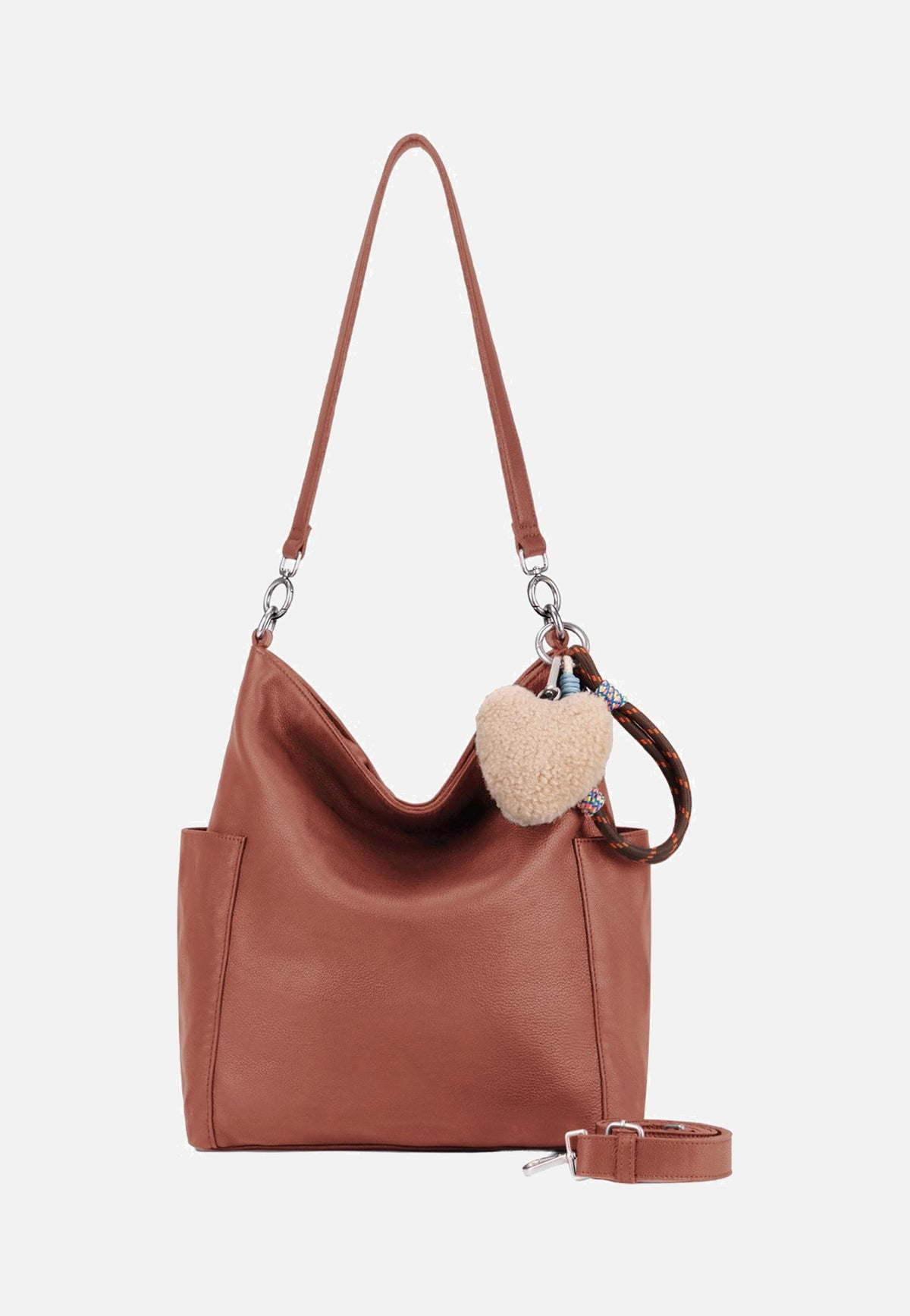 Fredsbruder Made For Friends Hobo Burned Sandalwood Hobo Bag