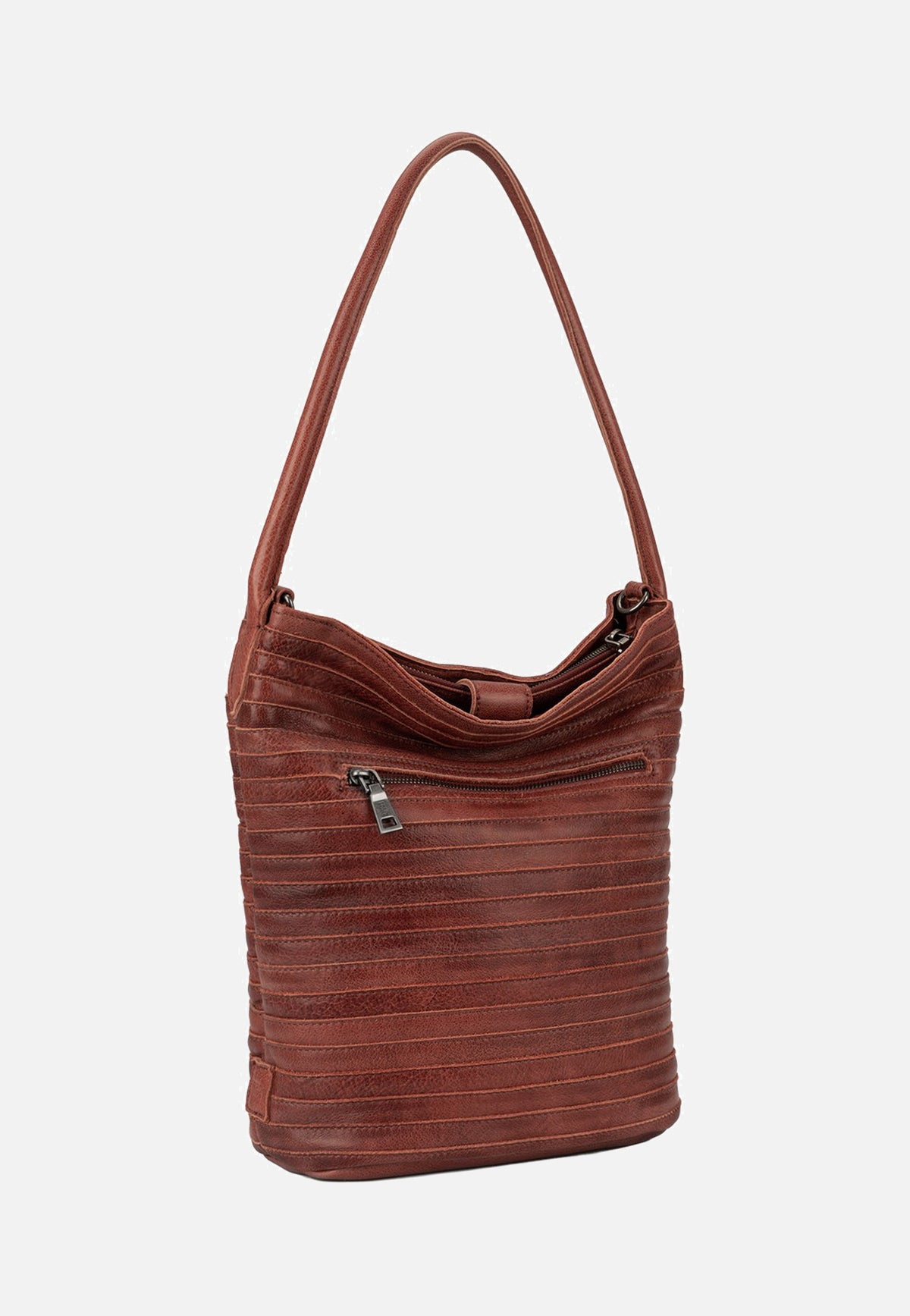 Fredsbruder My Love Bucket Hobo Burned Sandalwood Hobo Bag